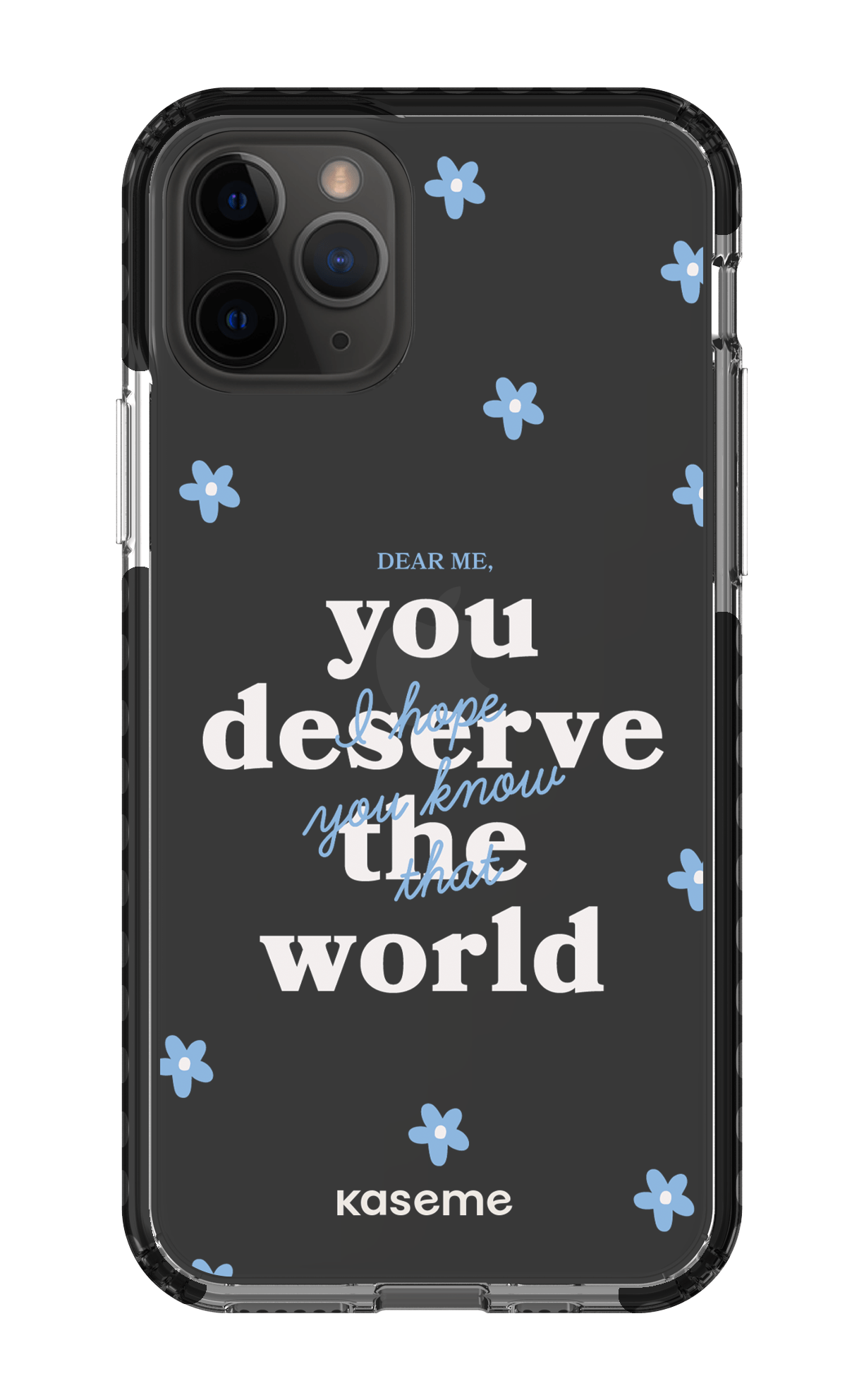 iPhone 11 Pro Clear Case - Black Dear Me clear case -