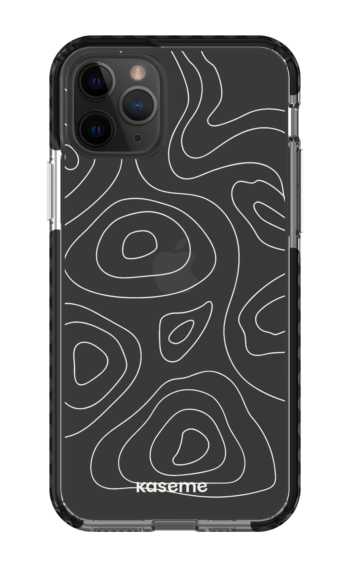 iPhone 11 Pro Clear Case - Black Enigma Clear Case -