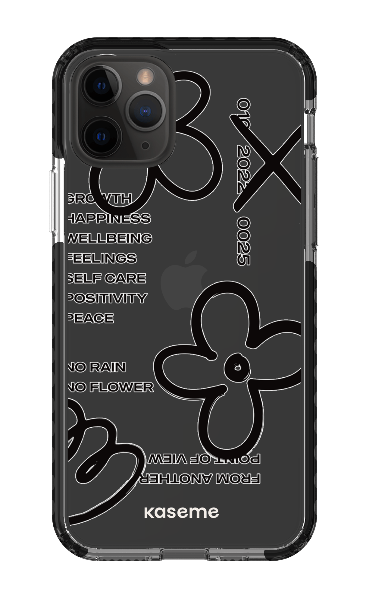 iPhone 11 Pro Clear Case - Black Feelings black Clear Case -