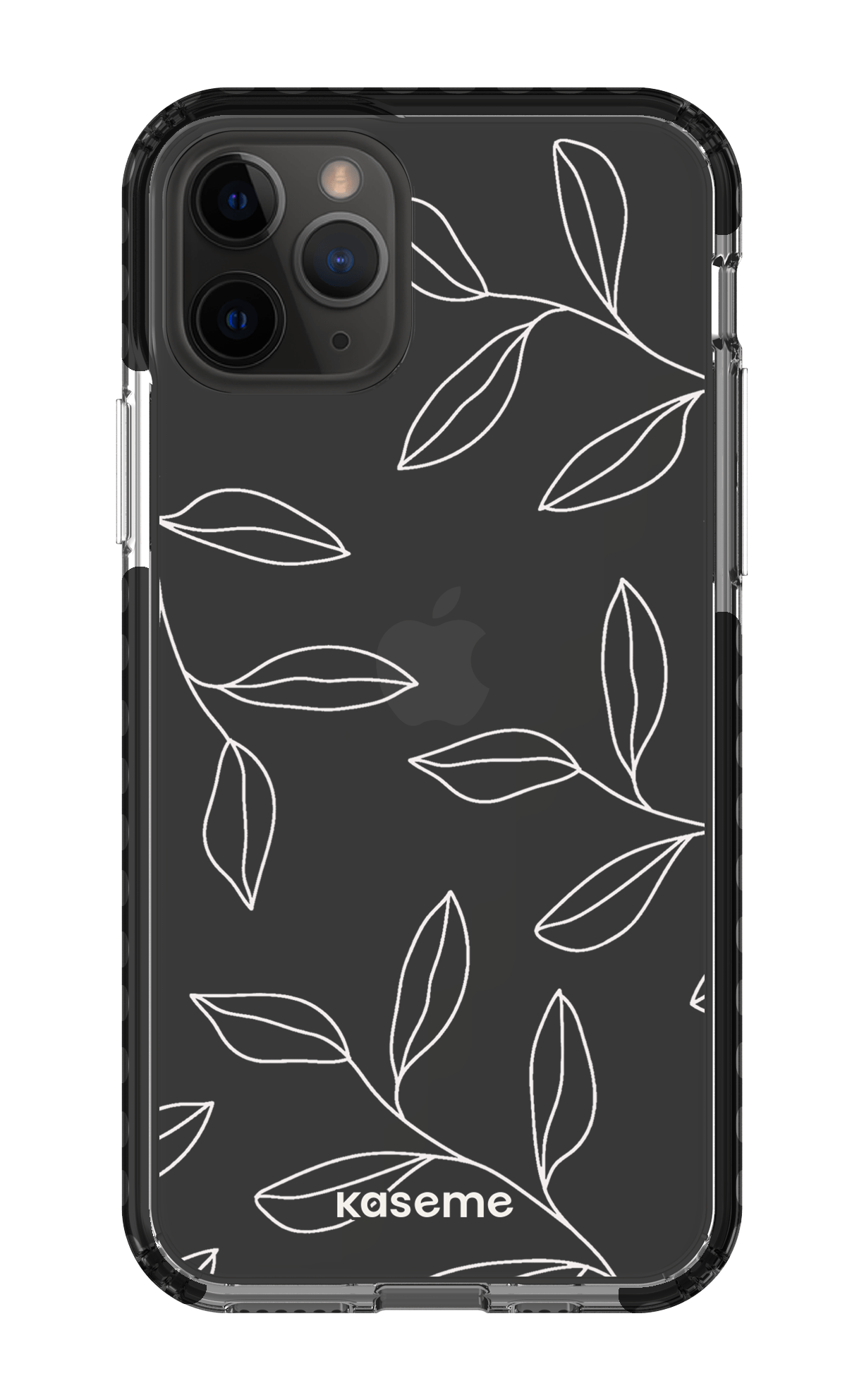 iPhone 11 Pro Clear Case - Black Gloomy Clear Case -
