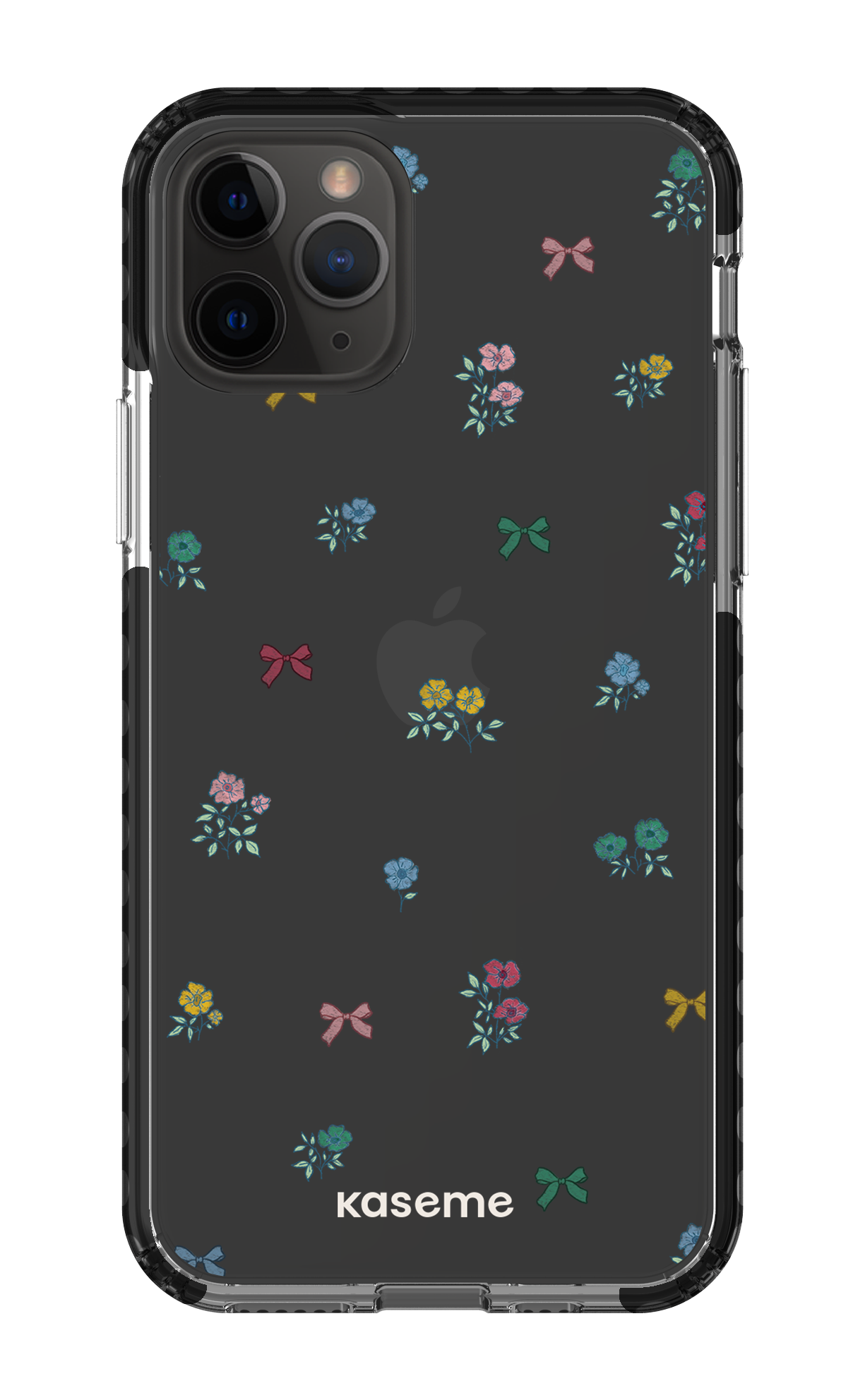 iPhone 11 Pro Clear Case - Black Graceful Clear Case -