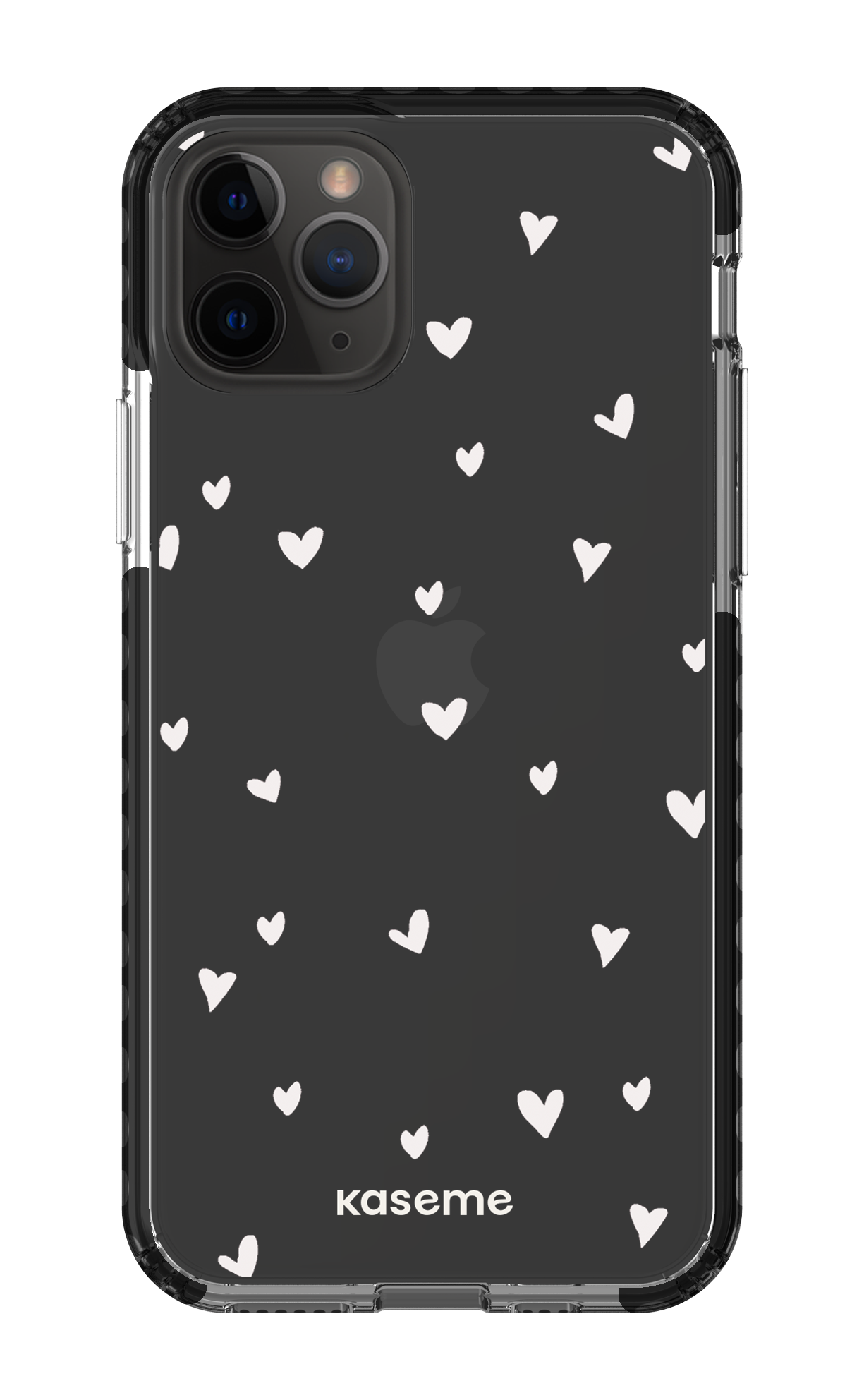iPhone 11 Pro Clear Case - Black Lovely Clear Case -
