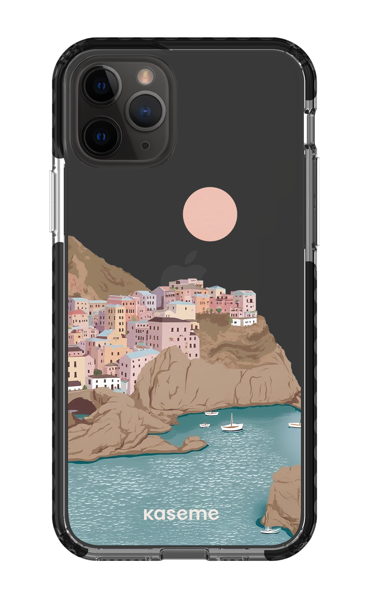 iPhone 11 Pro Clear Case - Black Mediterrana Clear Case -