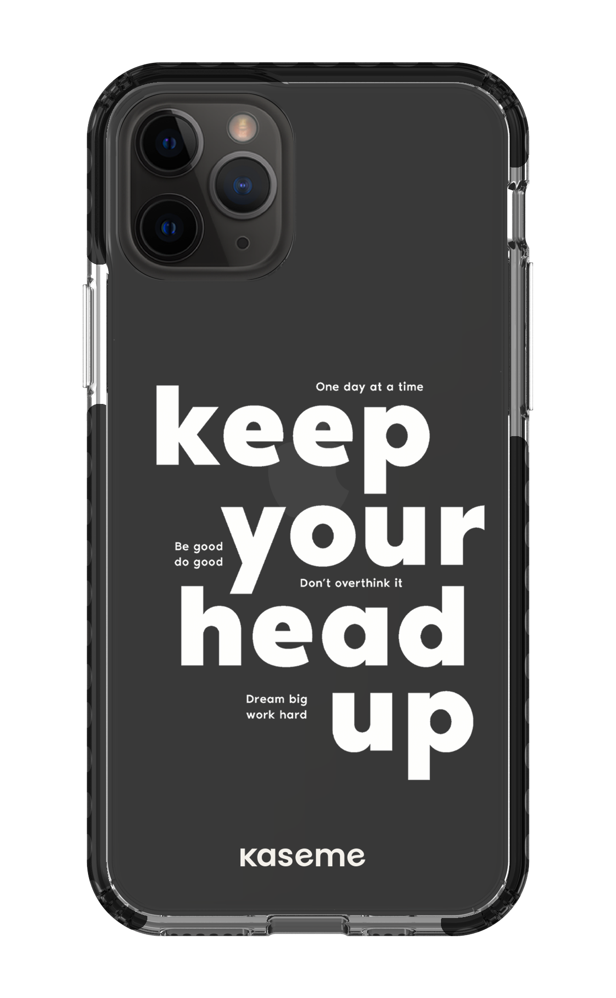 iPhone 11 Pro Clear Case - Black Mindset Clear Case -