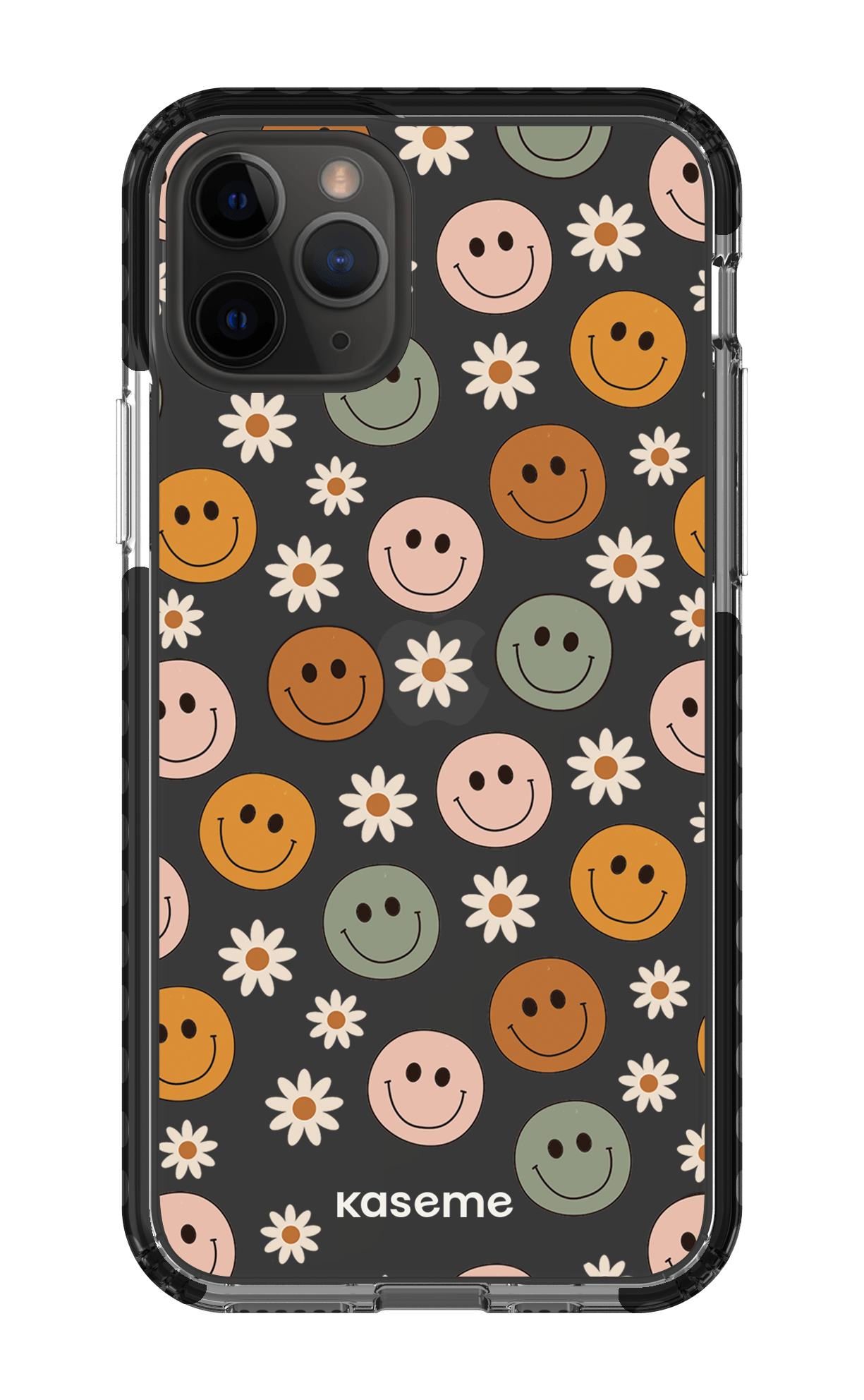 iPhone 11 Pro Clear Case - Black Smirk Clear Case -