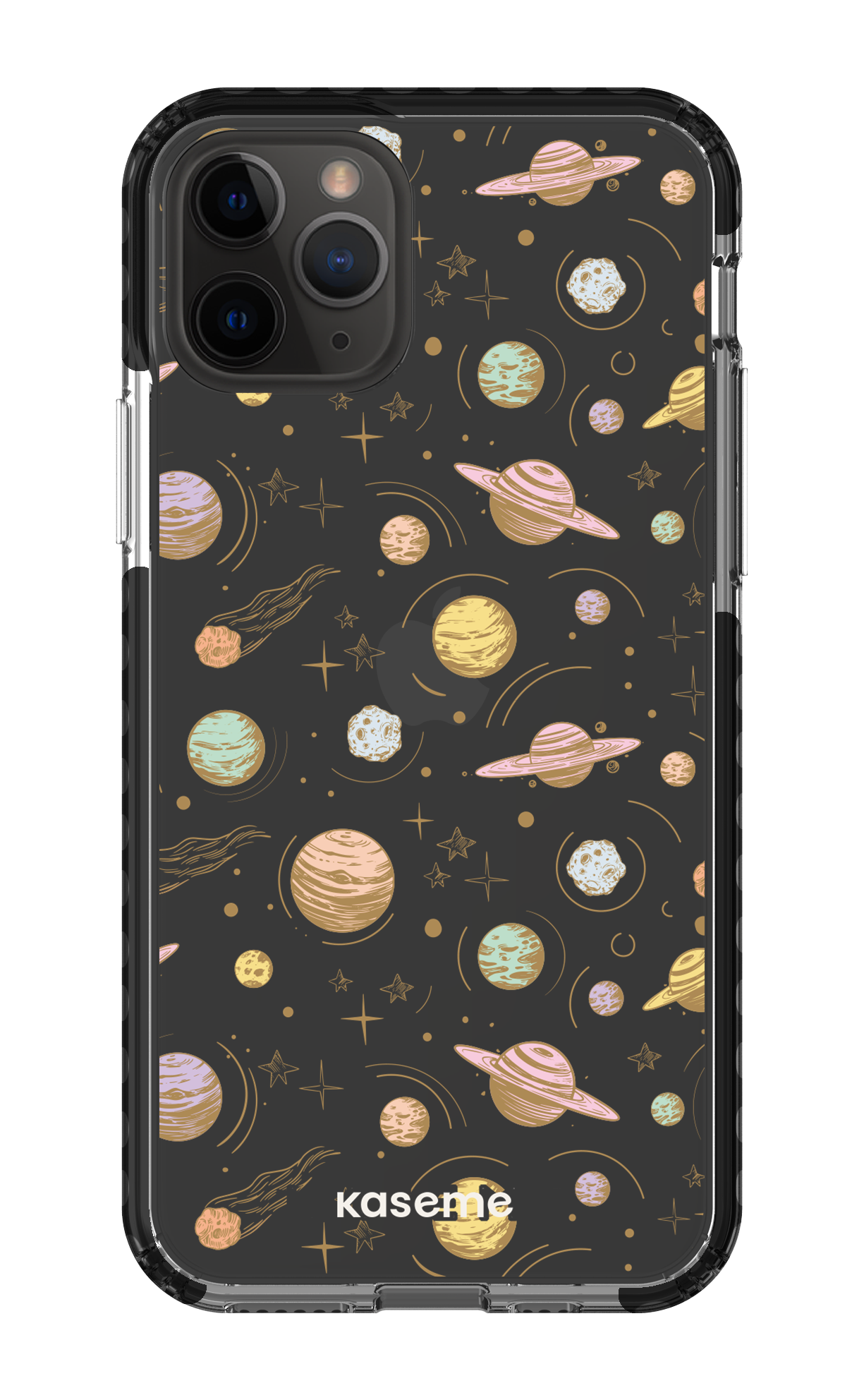 iPhone 11 Pro Clear Case - Black Solar Clear Case -