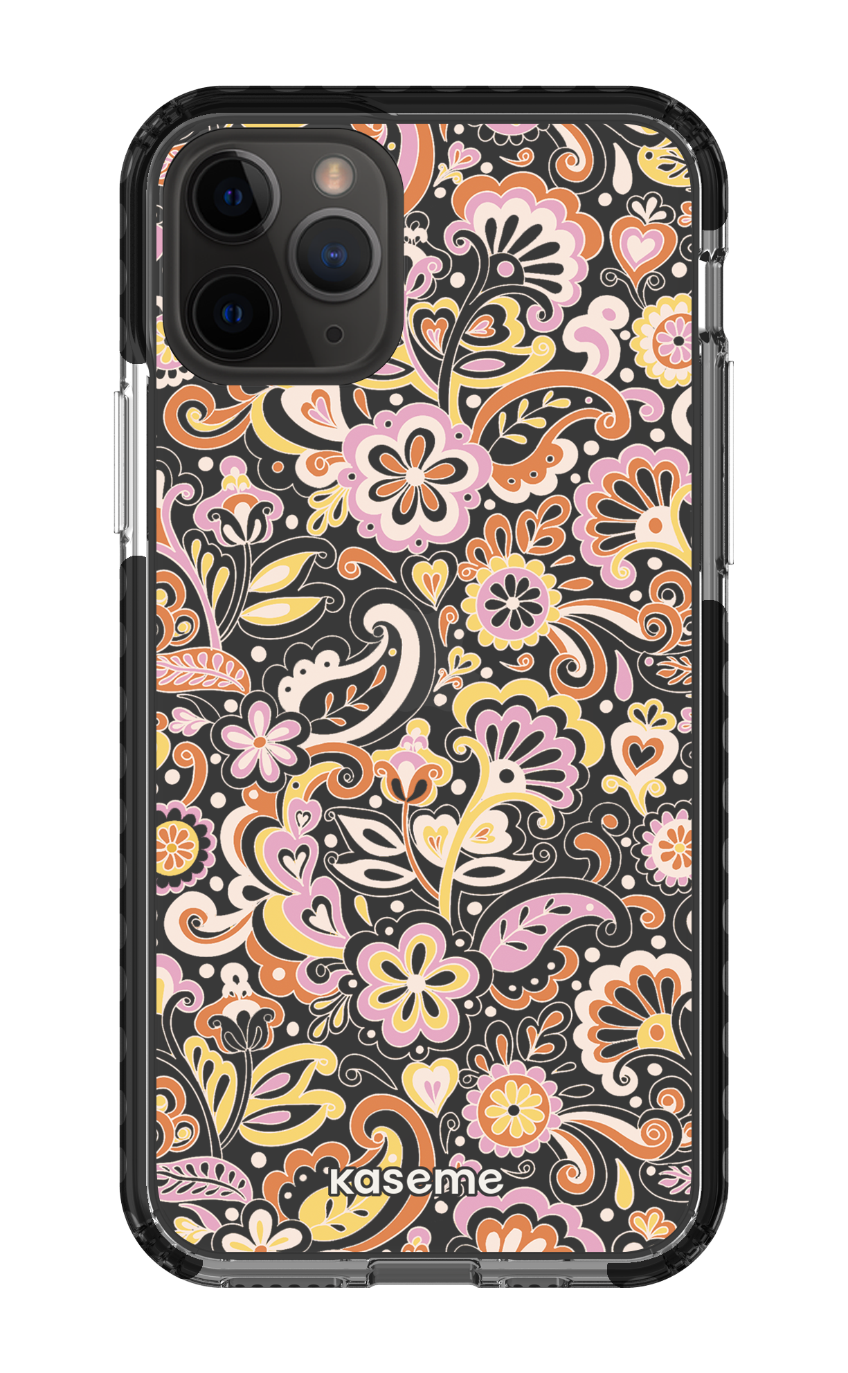 iPhone 11 Pro Clear Case - Black Sunbathe Clear Case -