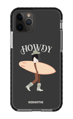 iPhone 11 Pro Clear Case - Black Westsea Green Clear Case -