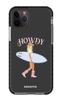 iPhone 11 Pro Clear Case - Black Westsea Pink Clear Case -