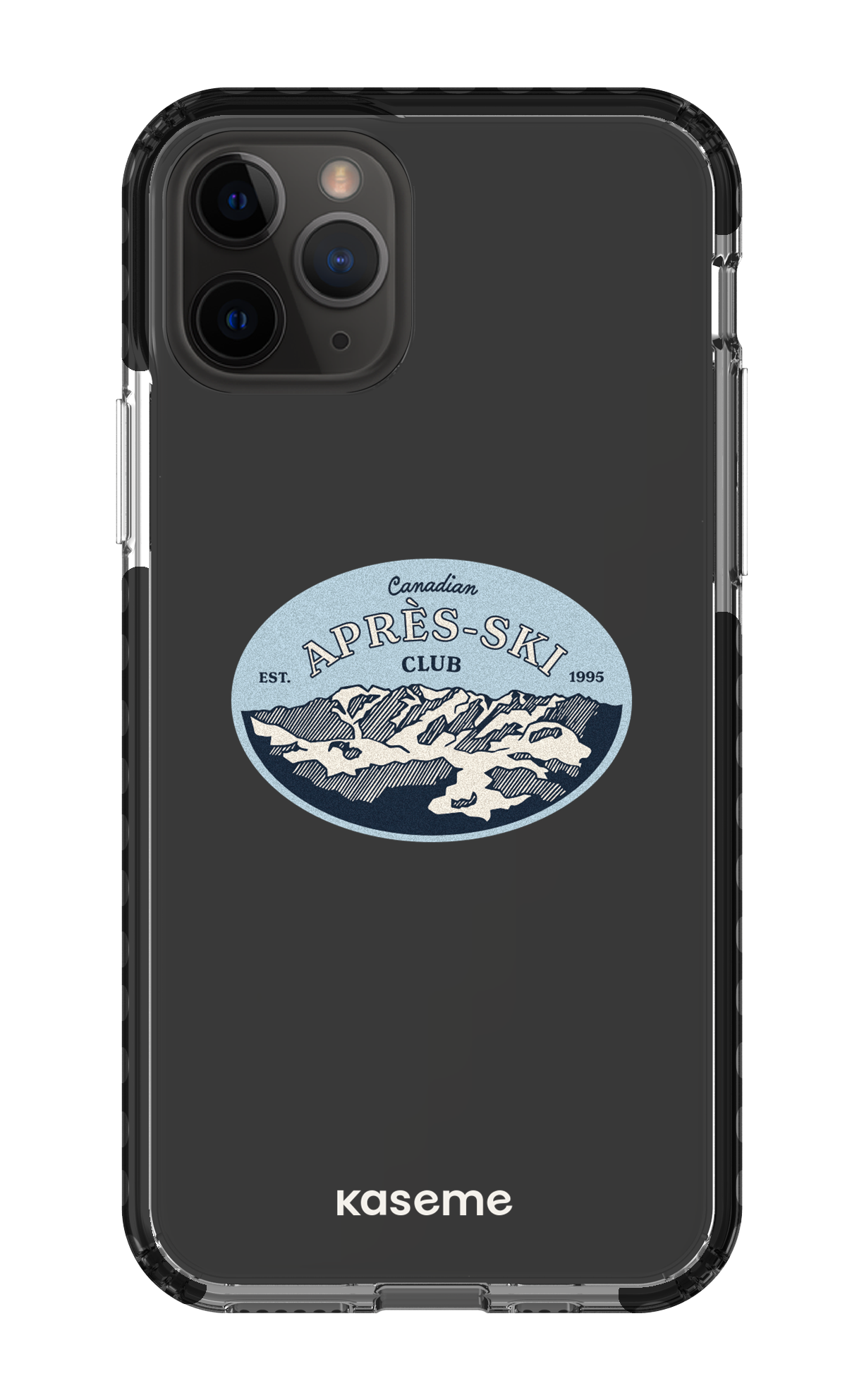 iPhone 11 Pro Clear Case - Black Whistler Clear Case -