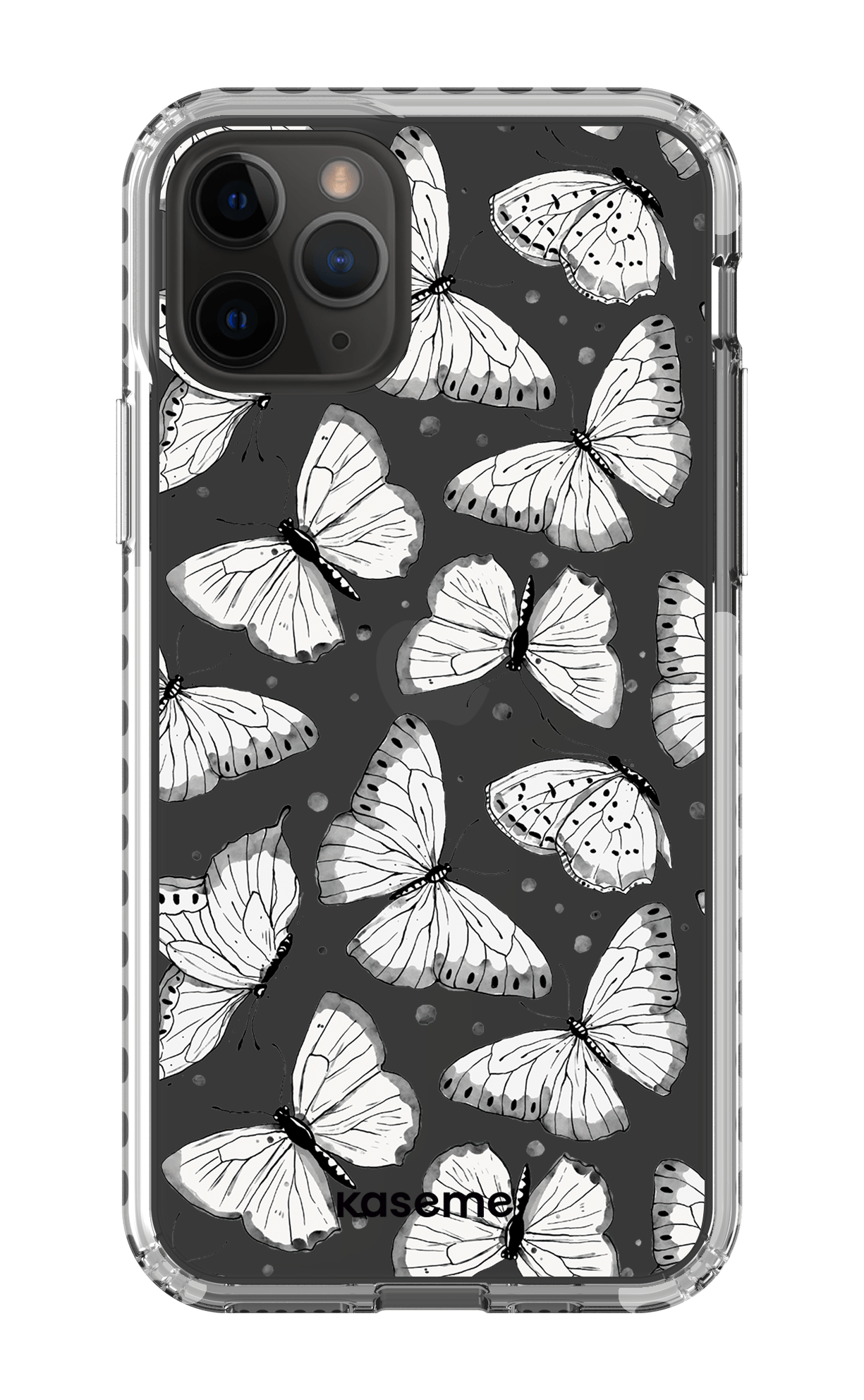 iPhone 11 Pro Clear Case - White Float Clear Case -