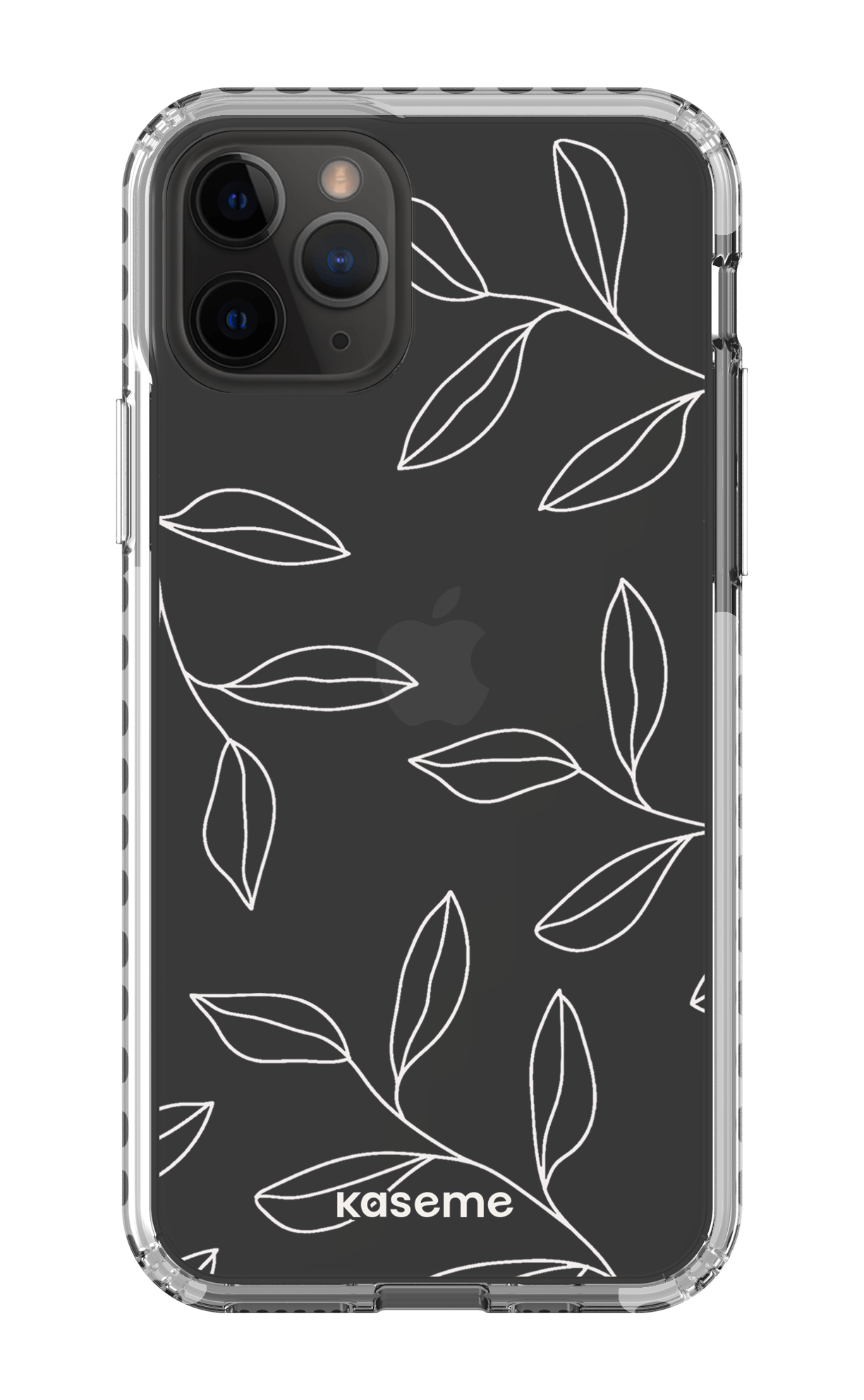 iPhone 11 Pro Clear Case - White Gloomy Clear Case -