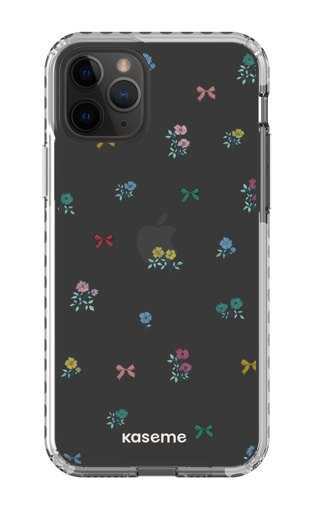 iPhone 11 Pro Clear Case - White Graceful Clear Case -