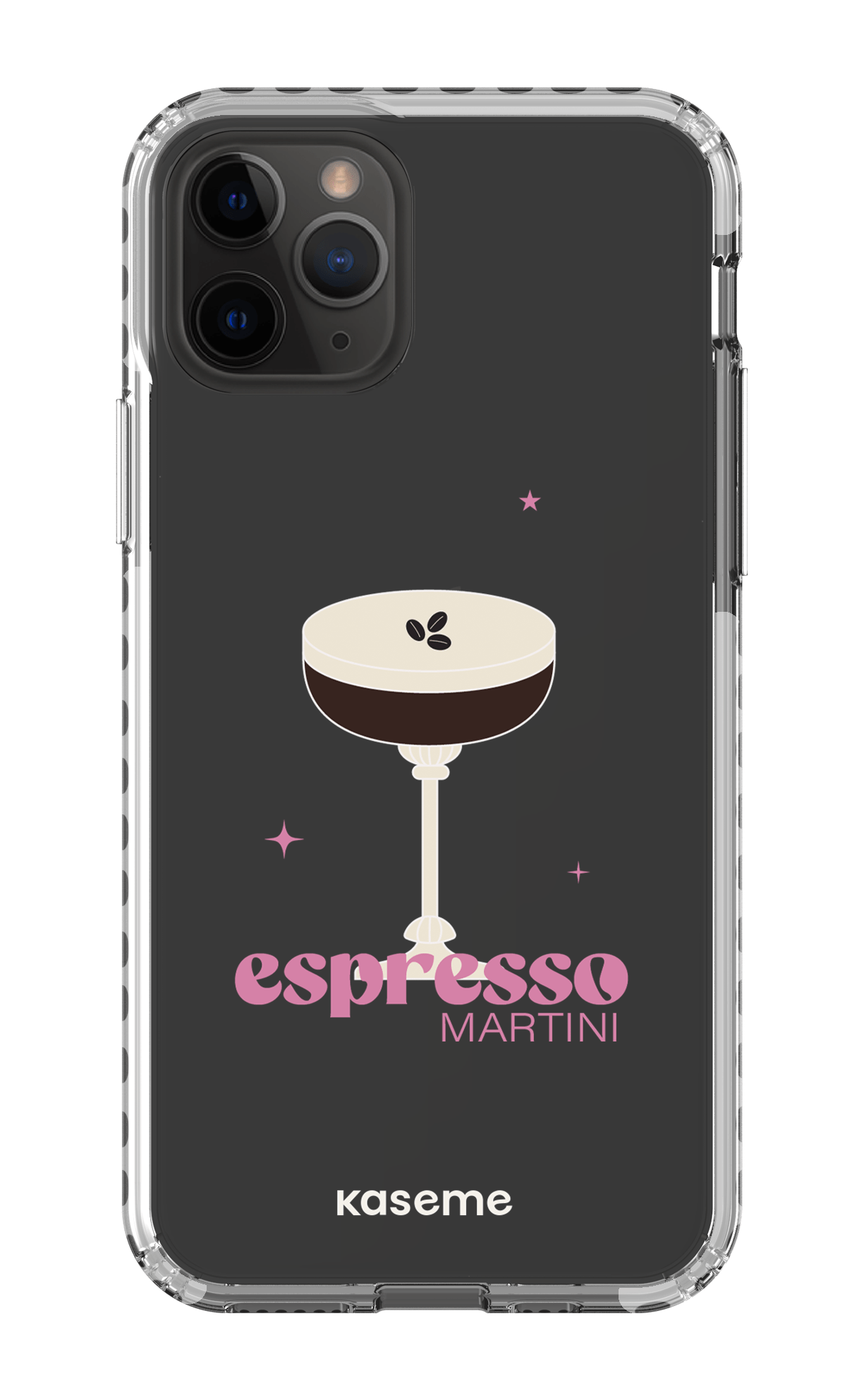 iPhone 11 Pro Clear Case - White Hold My Tiny Clear Case -