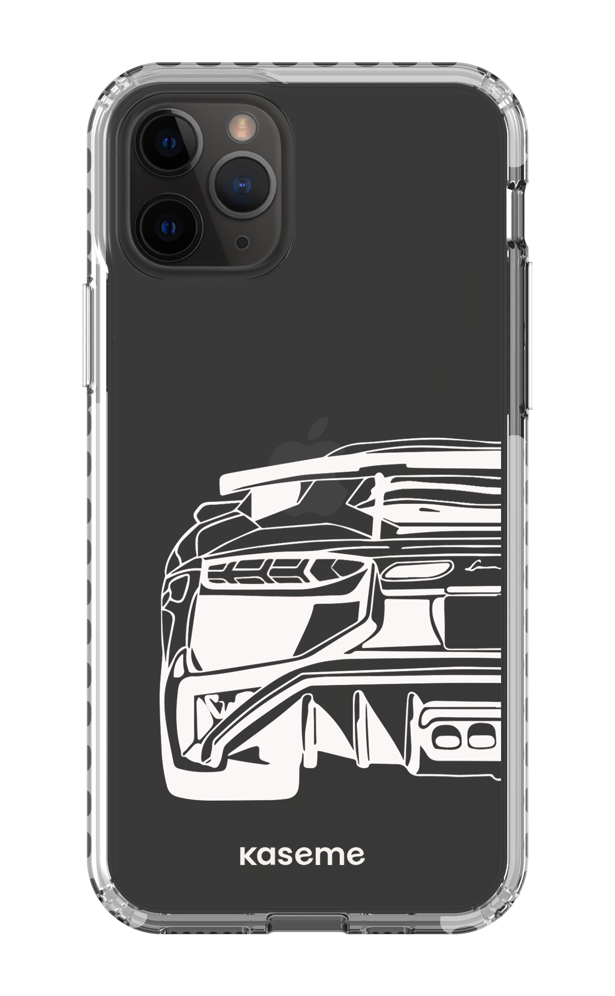 iPhone 11 Pro Clear Case - White Lambo clear case -