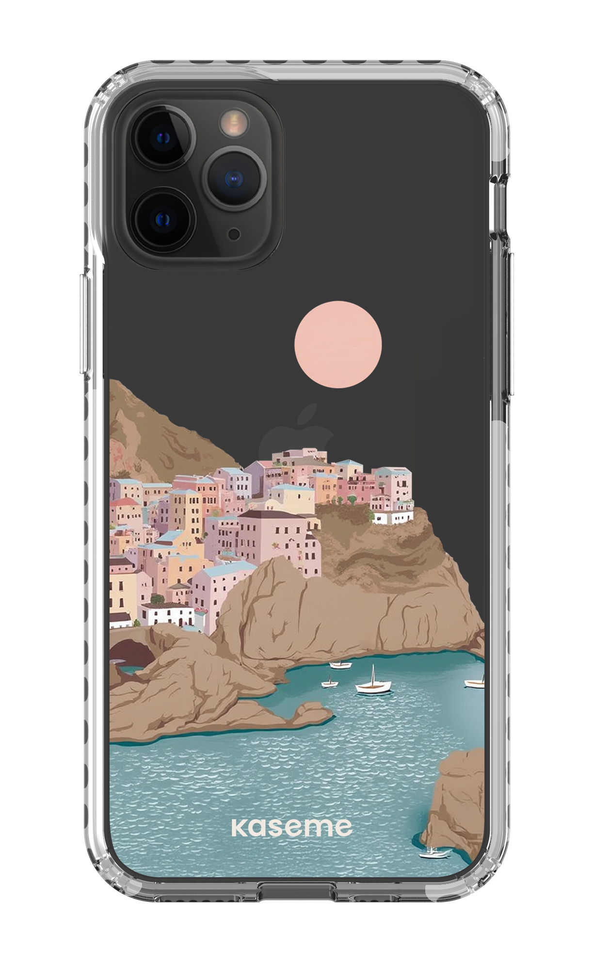 iPhone 11 Pro Clear Case - White Mediterrana Clear Case -