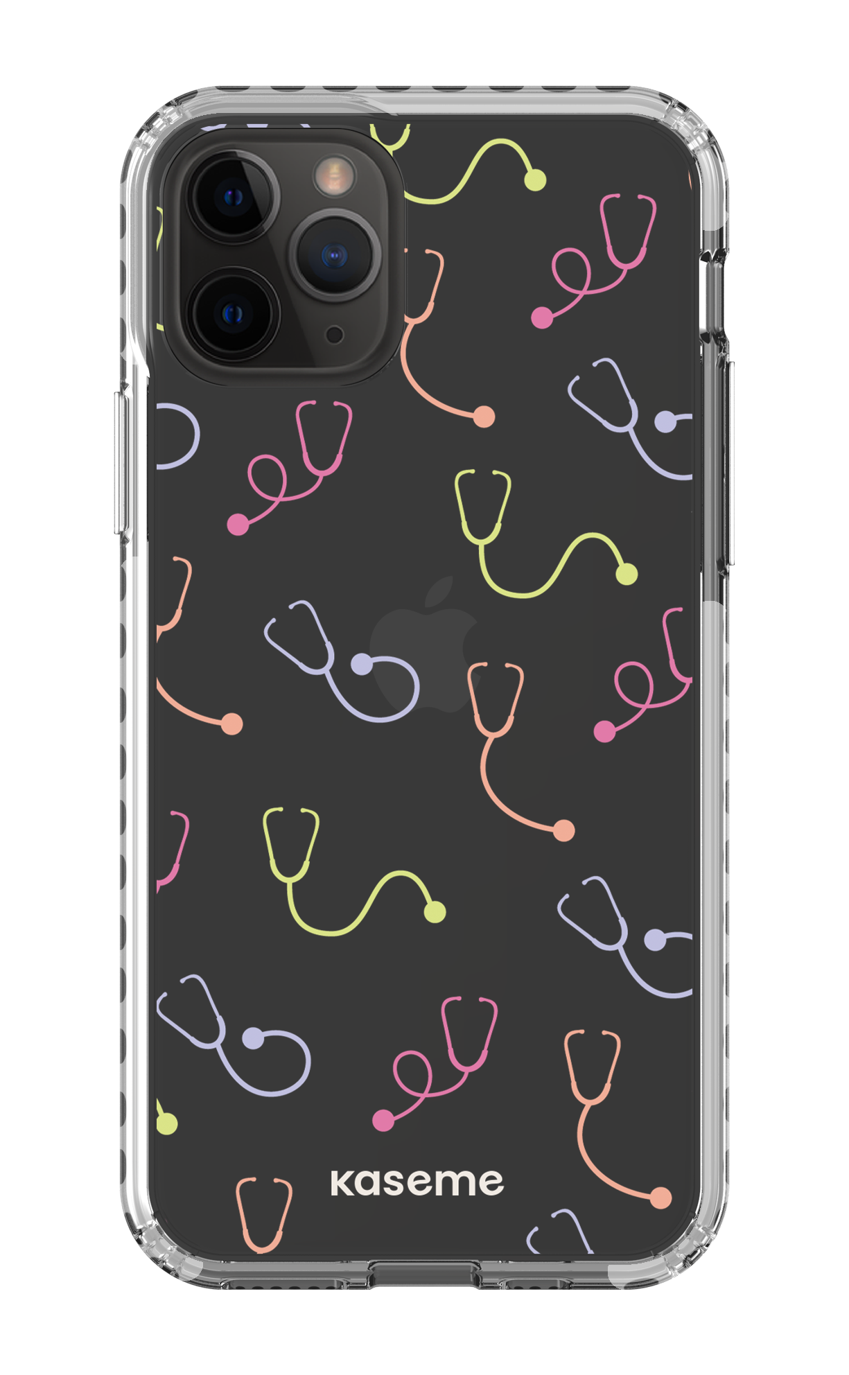 iPhone 11 Pro Clear Case - White Pulse Clear Case -