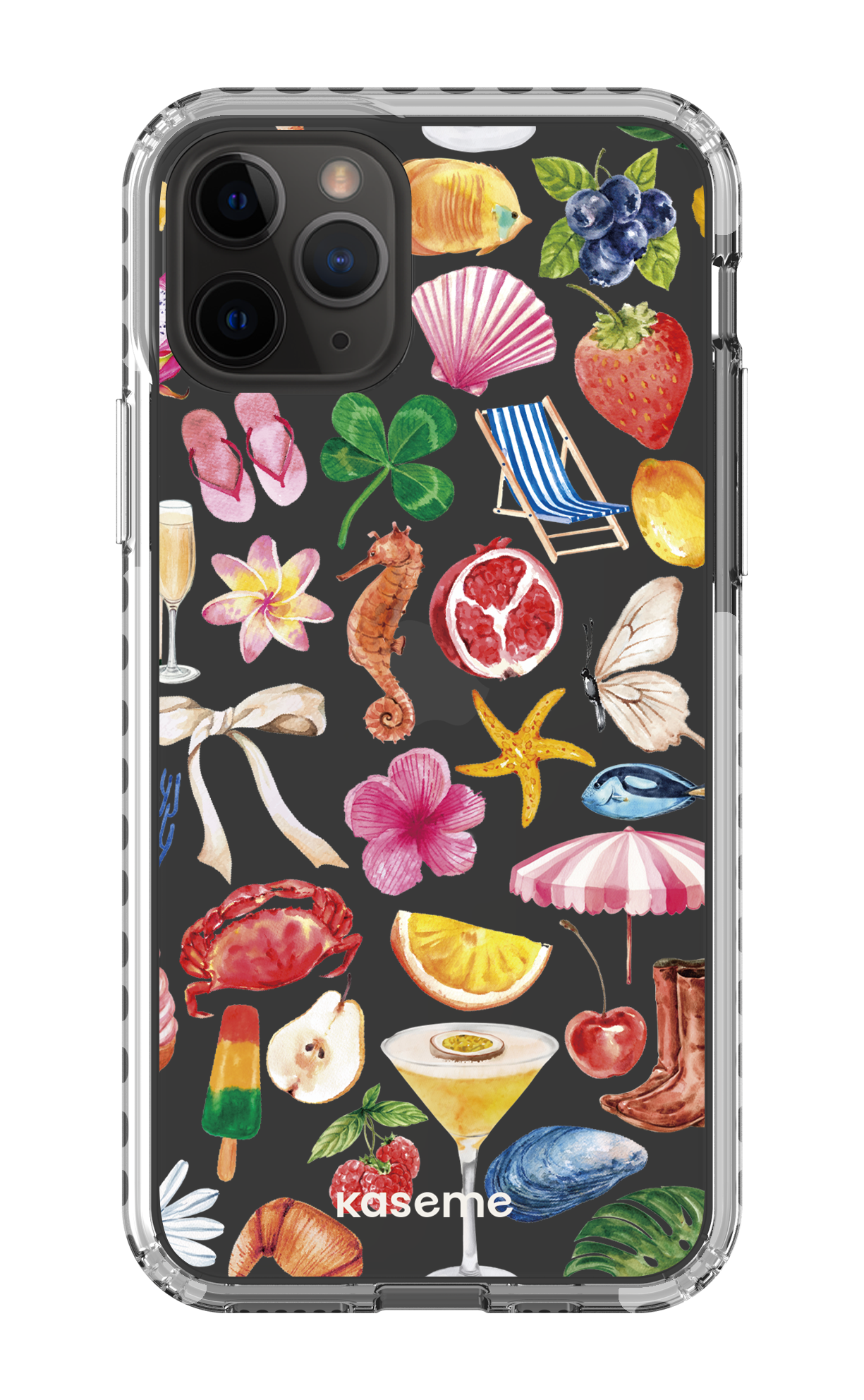 iPhone 11 Pro Clear Case - White St-Tropez Clear Case -