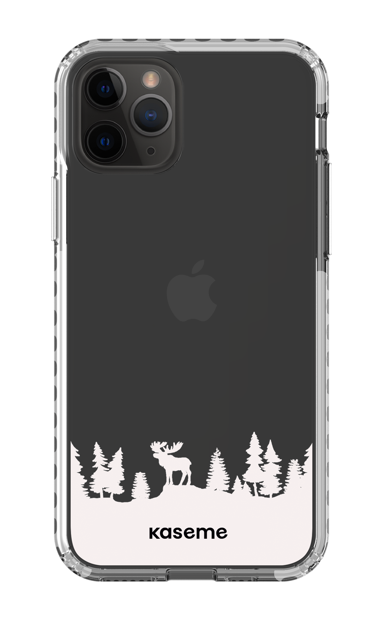 iPhone 11 Pro Clear Case - White The Moose Clear Case -
