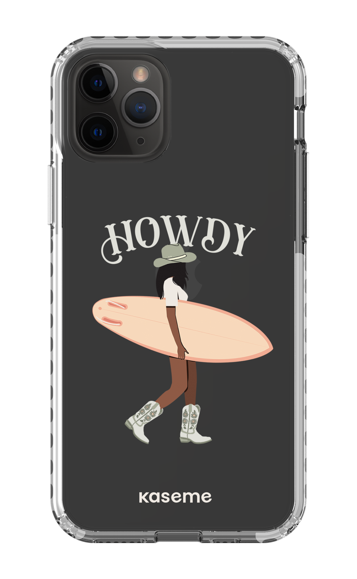 iPhone 11 Pro Clear Case - White Westsea Green Clear Case -