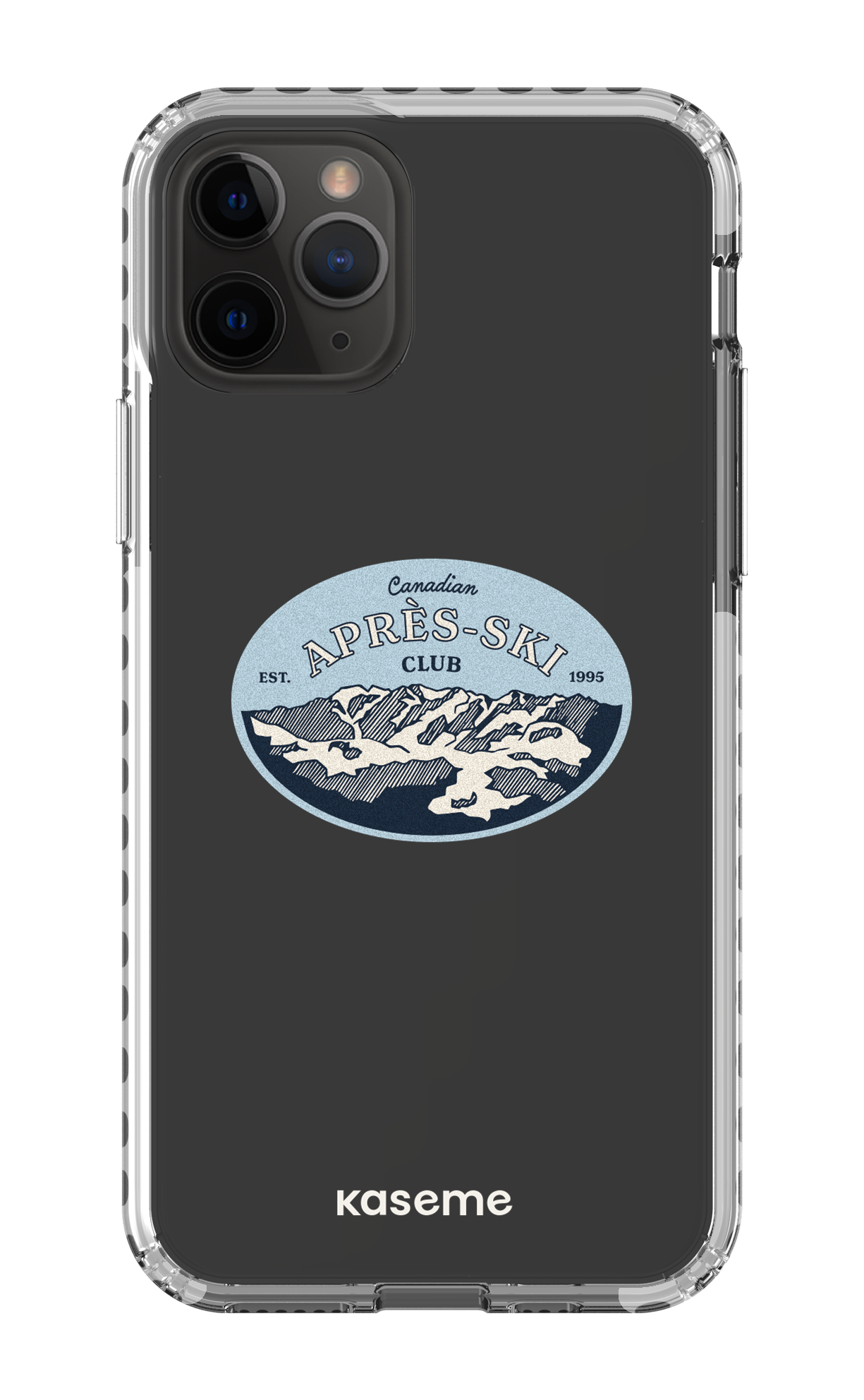 iPhone 11 Pro Clear Case - White Whistler Clear Case -