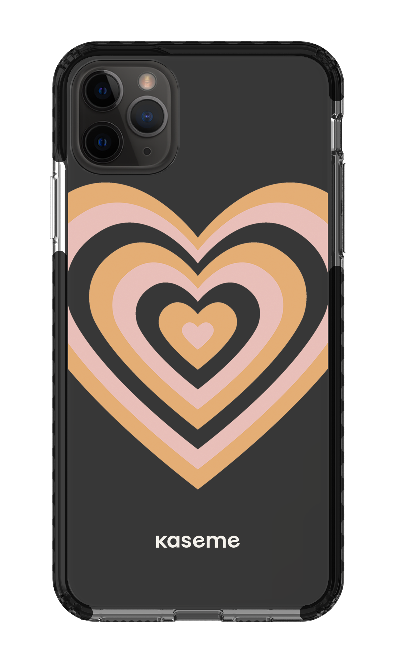 iPhone 11 Pro Max Clear Case - Black Amor Clear Case -