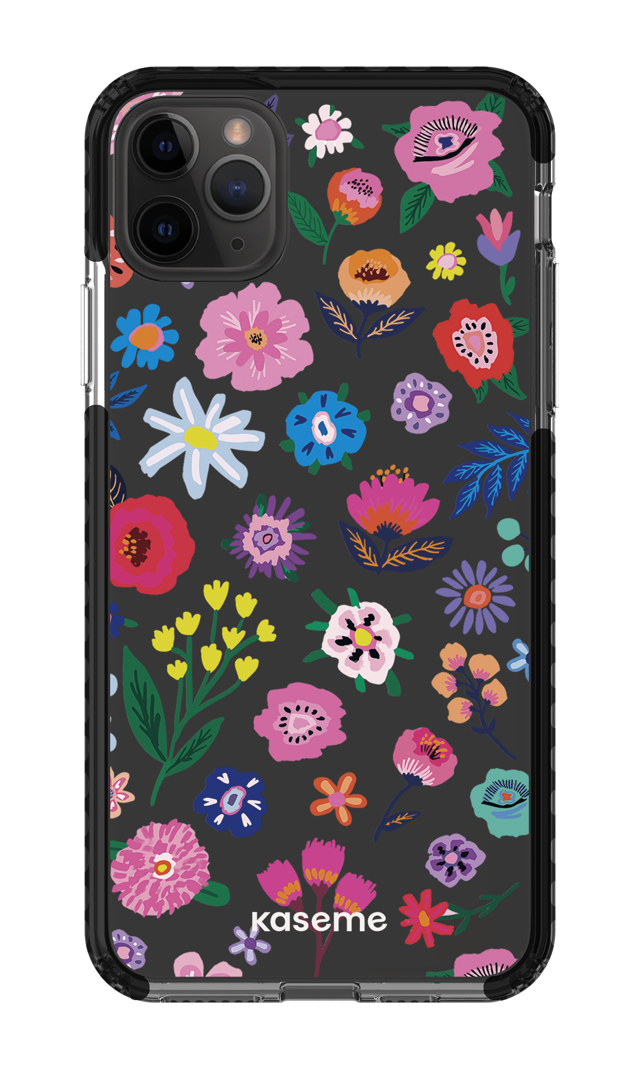 iPhone 11 Pro Max Clear Case - Black Aura Clear Case -