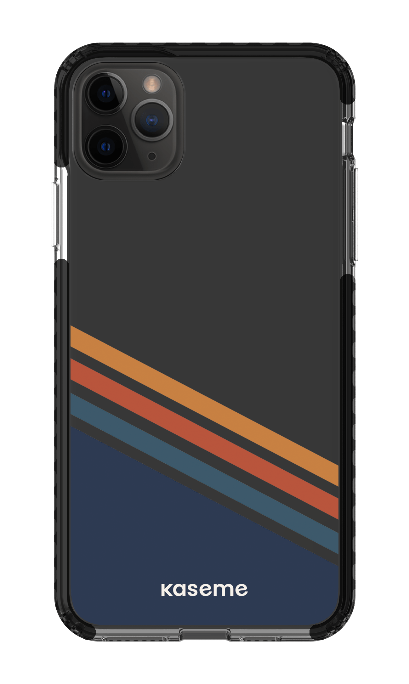 iPhone 11 Pro Max Clear Case - Black Bitter Clear Case -