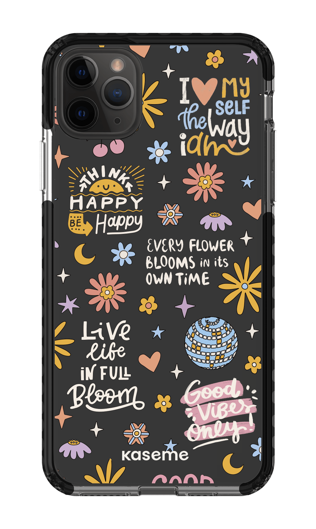 iPhone 11 Pro Max Clear Case - Black Candid clear case -