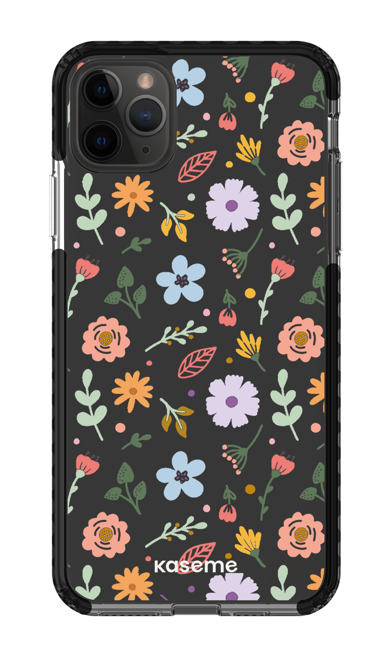 iPhone 11 Pro Max Clear Case - Black Charm clear case -