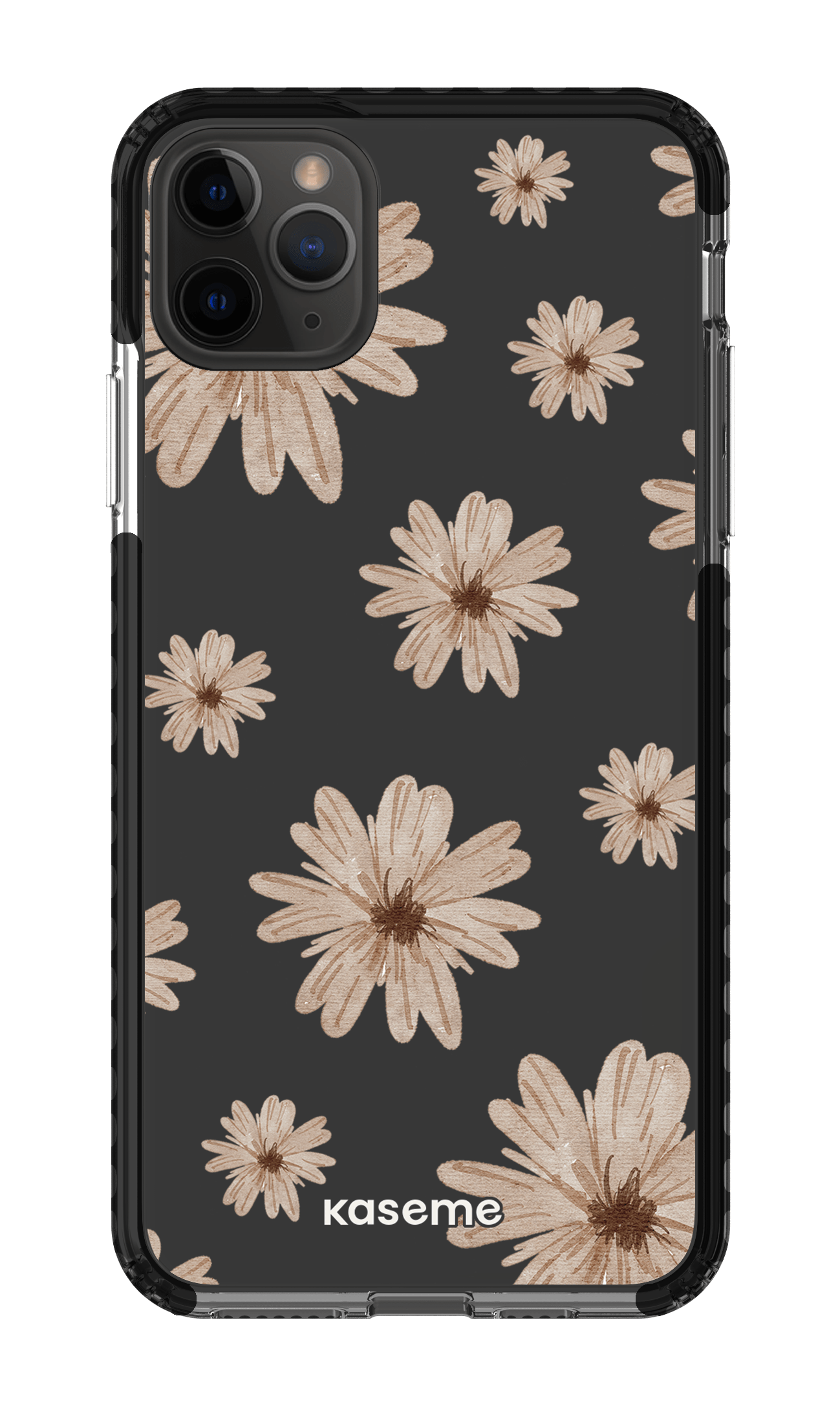 iPhone 11 Pro Max Clear Case - Black Delicate Dreams Clear Case -