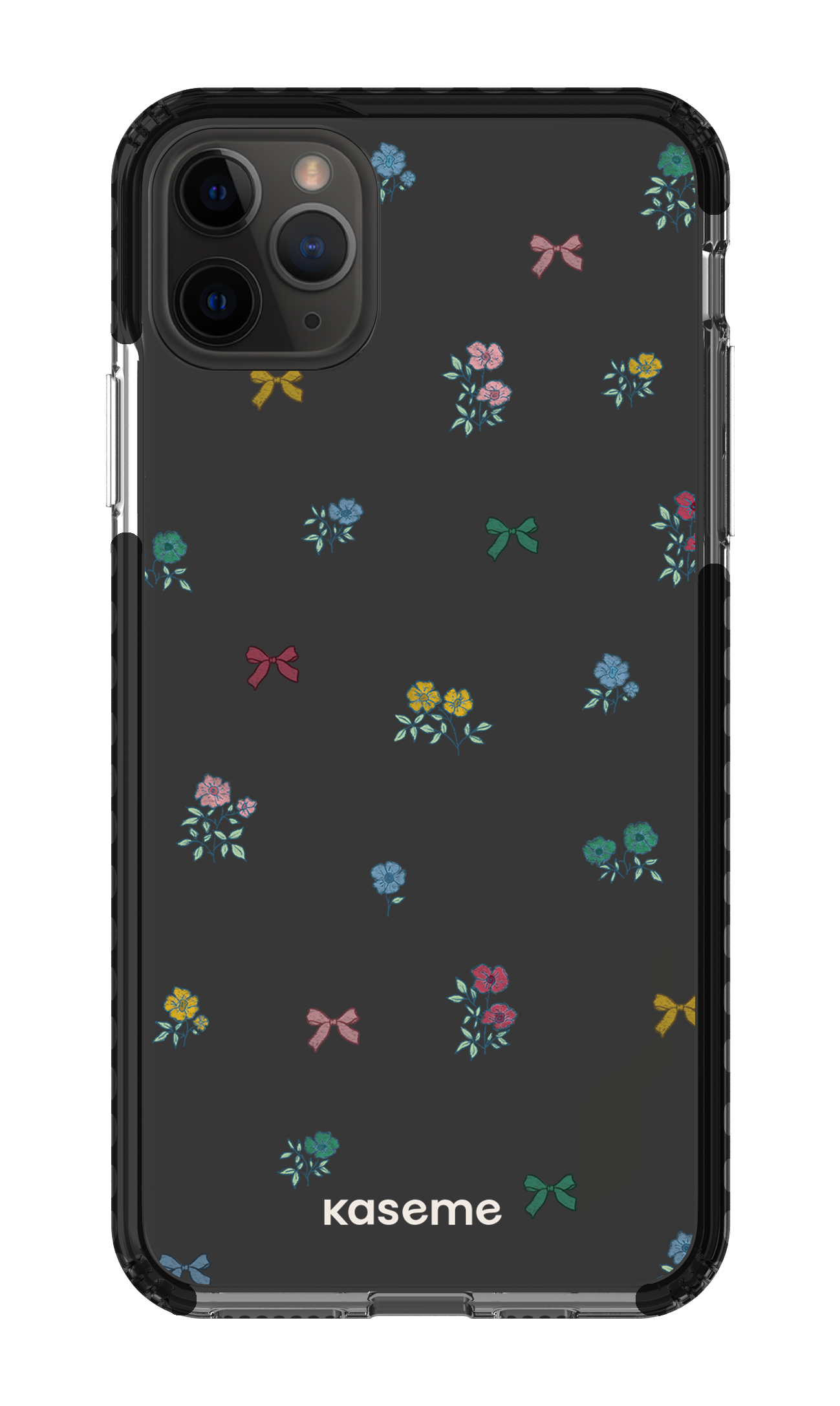 iPhone 11 Pro Max Clear Case - Black Graceful Clear Case -