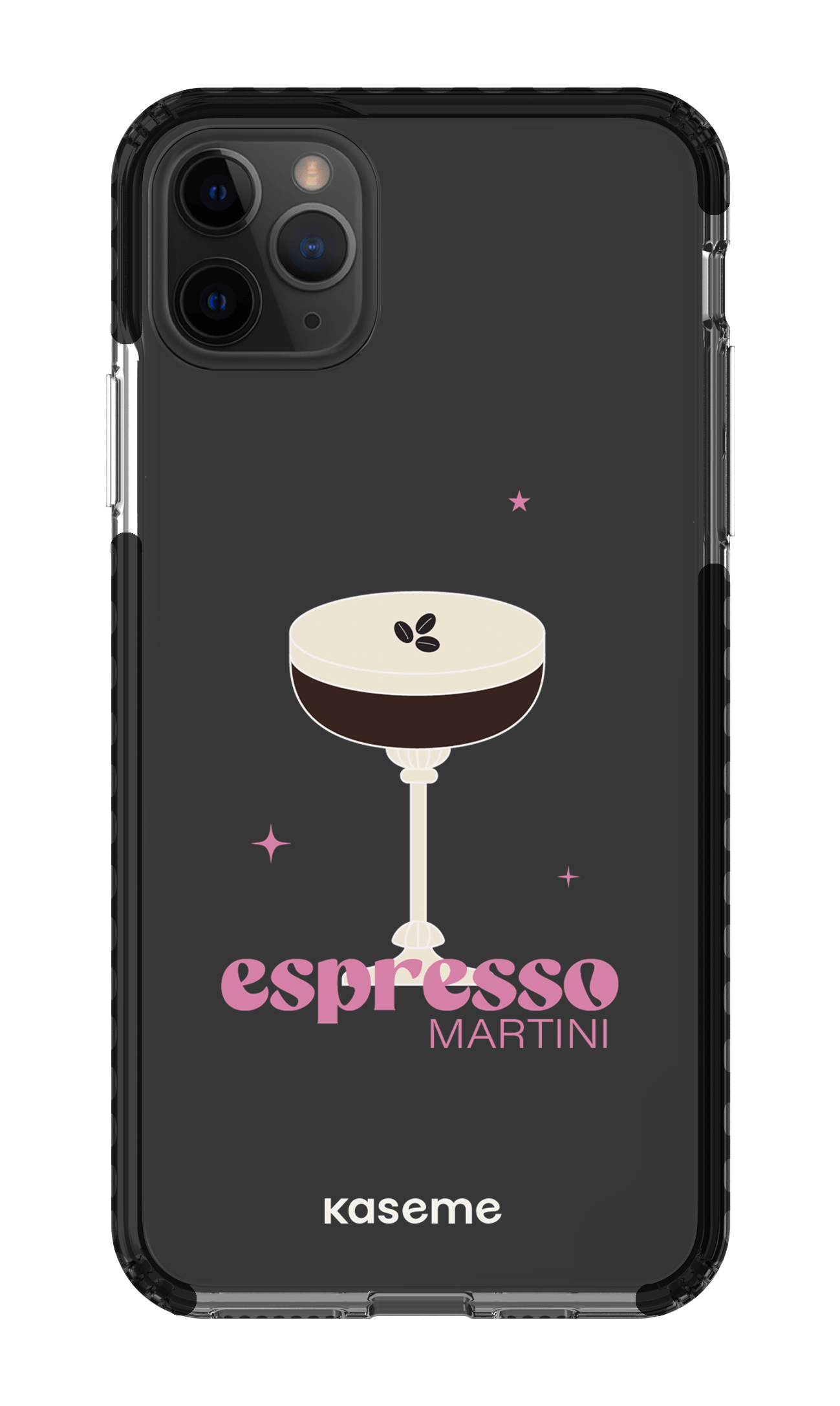 iPhone 11 Pro Max Clear Case - Black Hold My Tiny Clear Case -