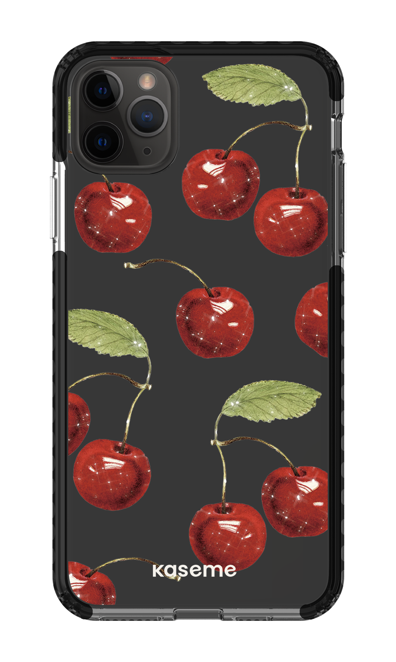 iPhone 11 Pro Max Clear Case - Black Juicy Clear Case -