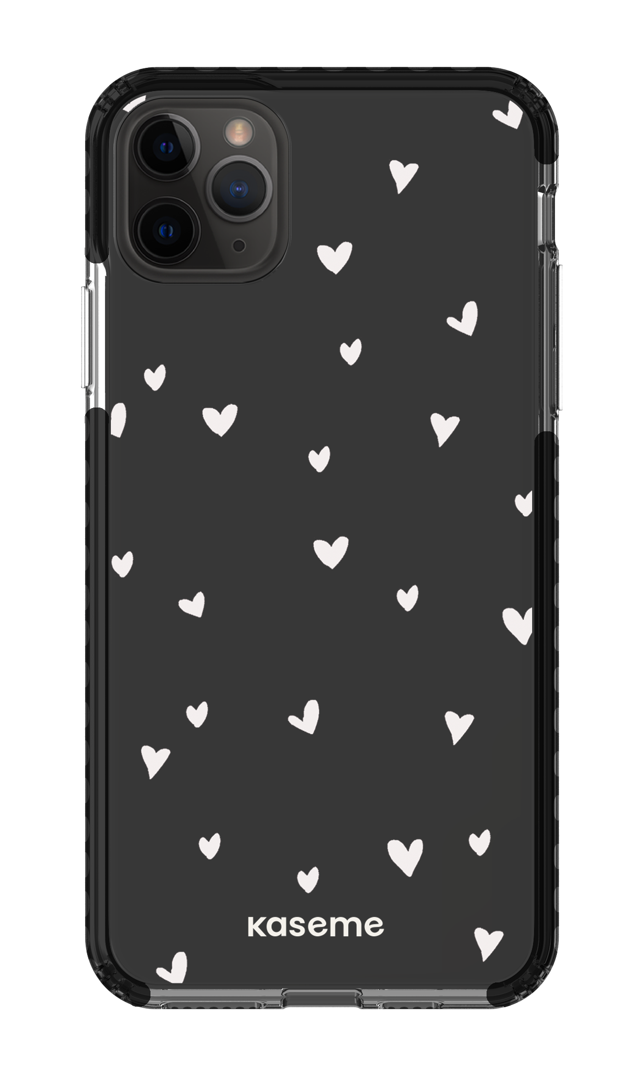 iPhone 11 Pro Max Clear Case - Black Lovely Clear Case -