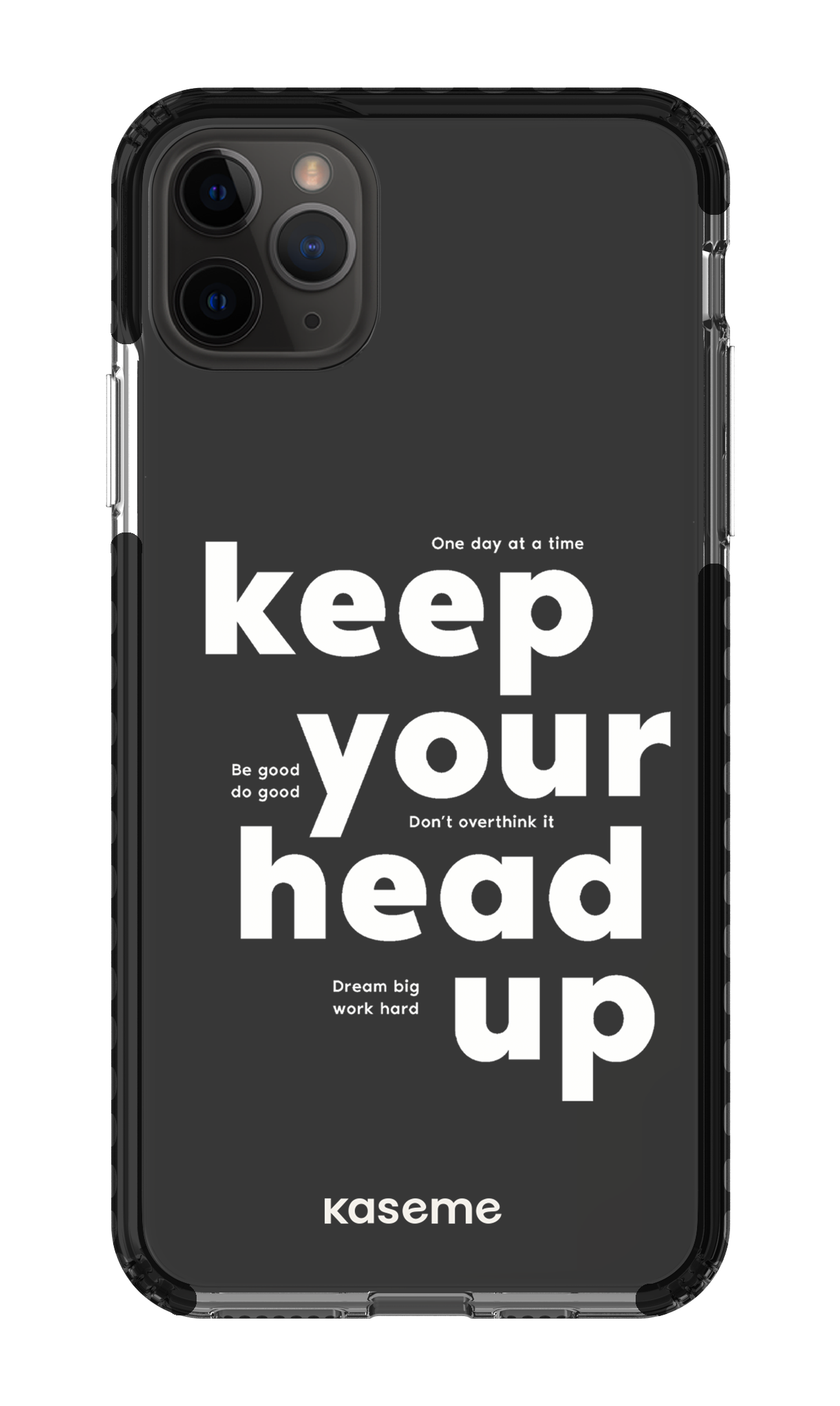 iPhone 11 Pro Max Clear Case - Black Mindset Clear Case -