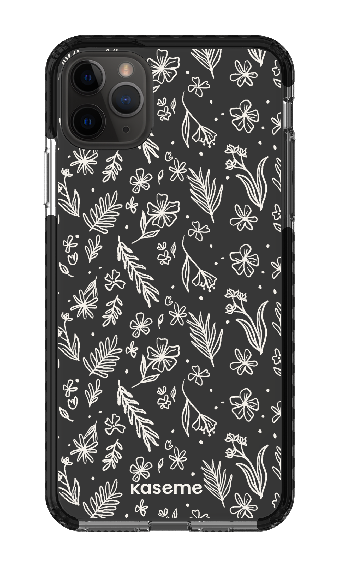 iPhone 11 Pro Max Clear Case - Black Olive Branch Clear Case -