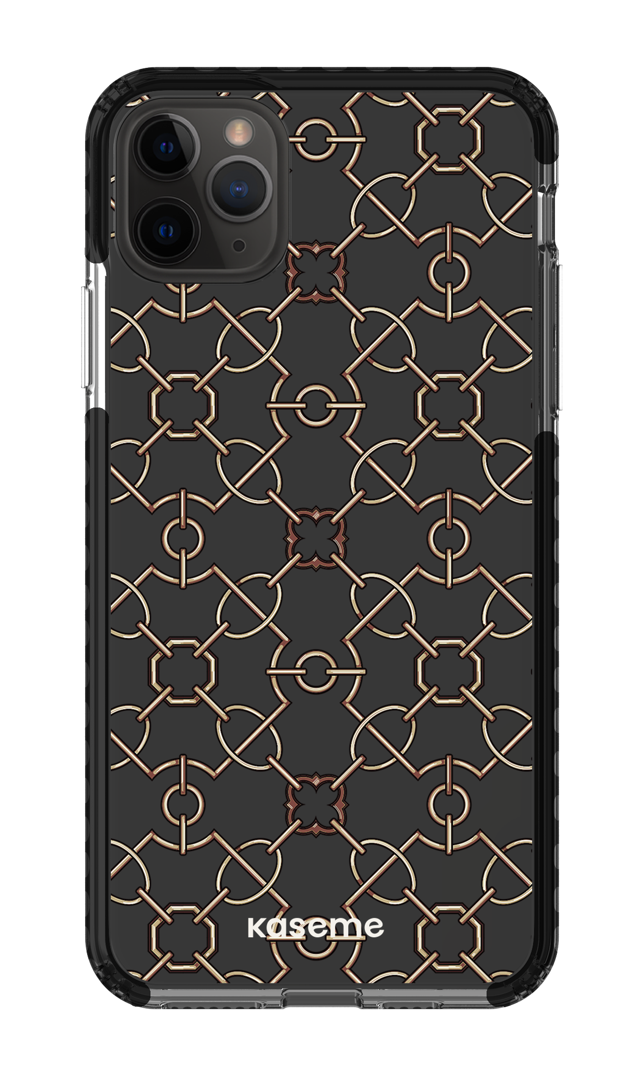 iPhone 11 Pro Max Clear Case - Black Refined Clear Case -