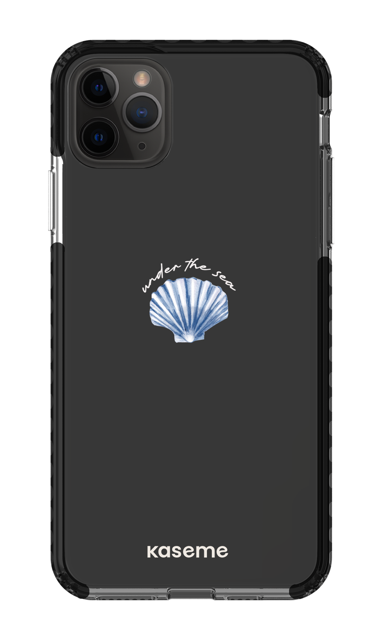 iPhone 11 Pro Max Clear Case - Black Sealia Clear Case -