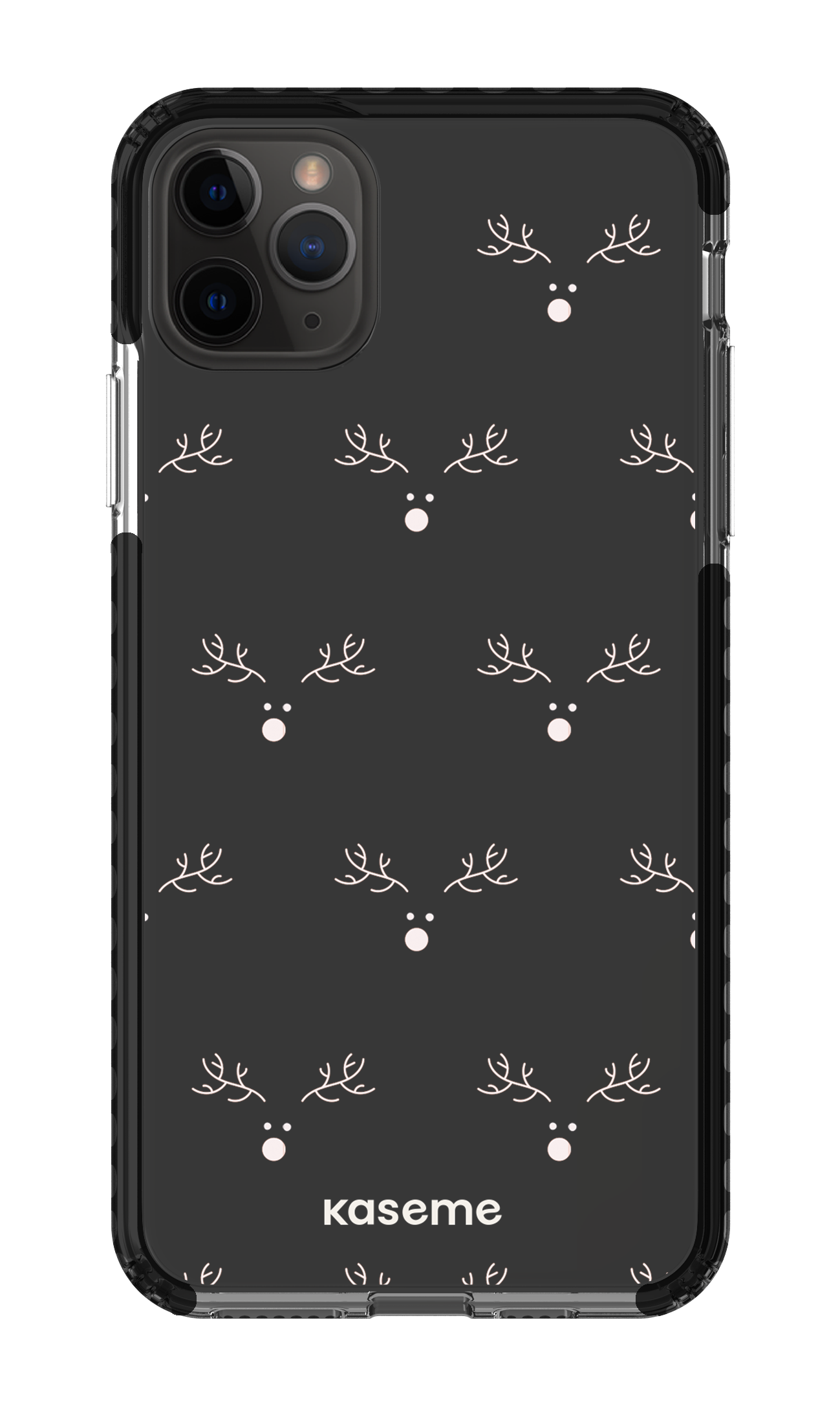 iPhone 11 Pro Max Clear Case - Black Vixen Clear Case -