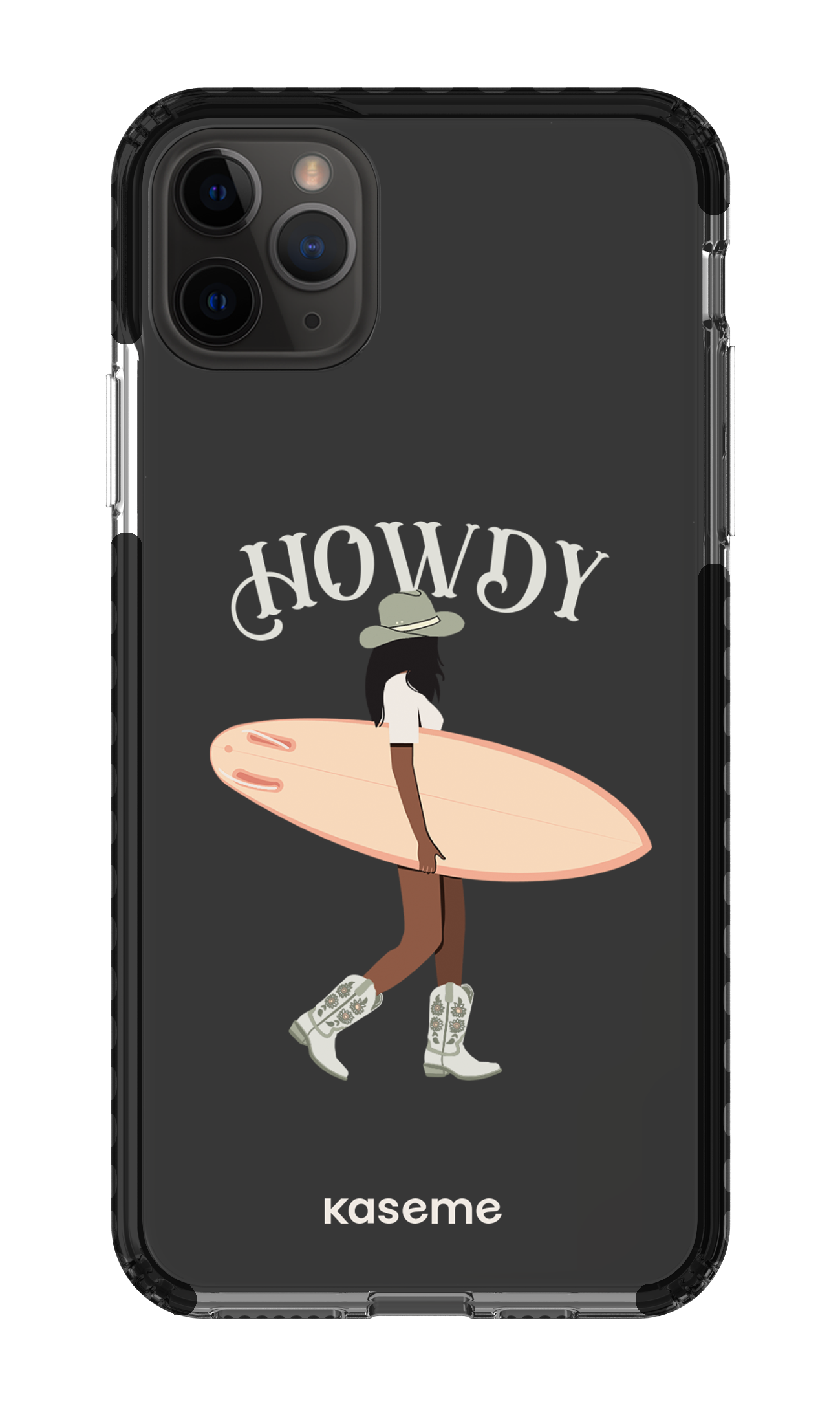 iPhone 11 Pro Max Clear Case - Black Westsea Green Clear Case -