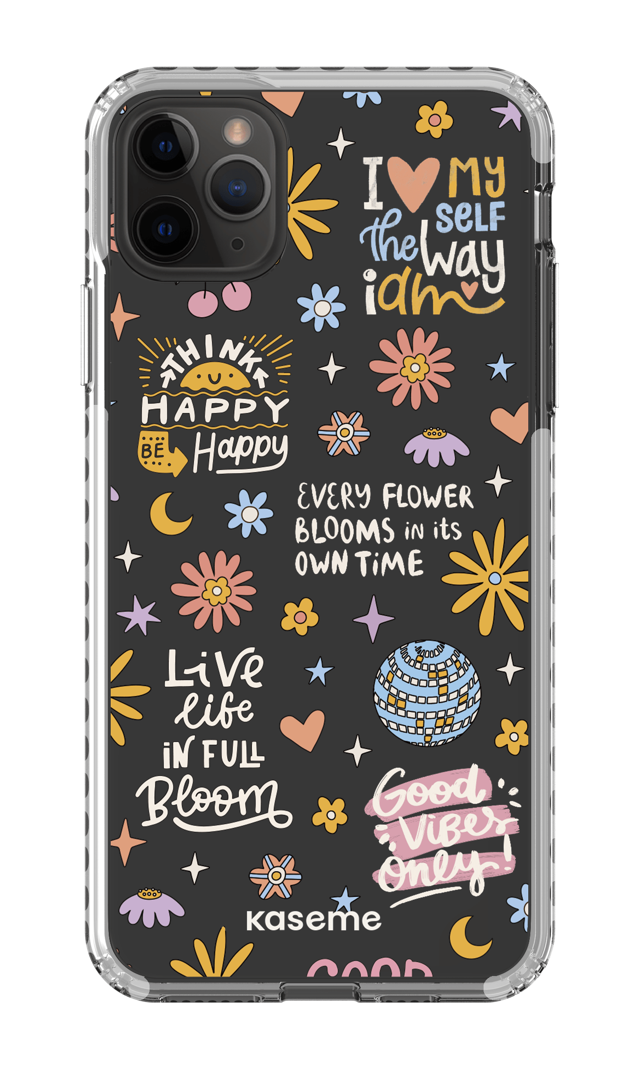 iPhone 11 Pro Max Clear Case - White Candid clear case -