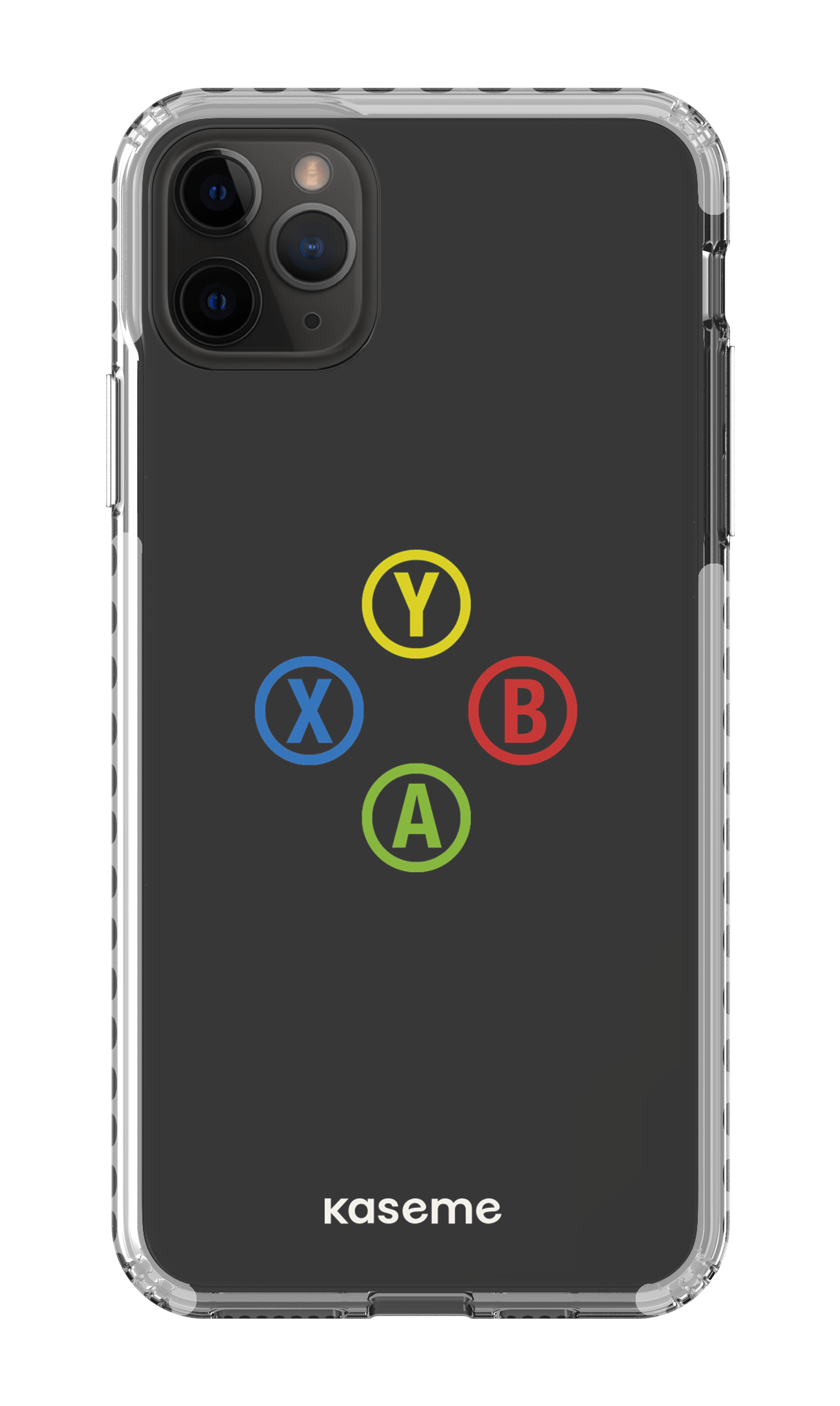 iPhone 11 Pro Max Clear Case - White Game clear case -