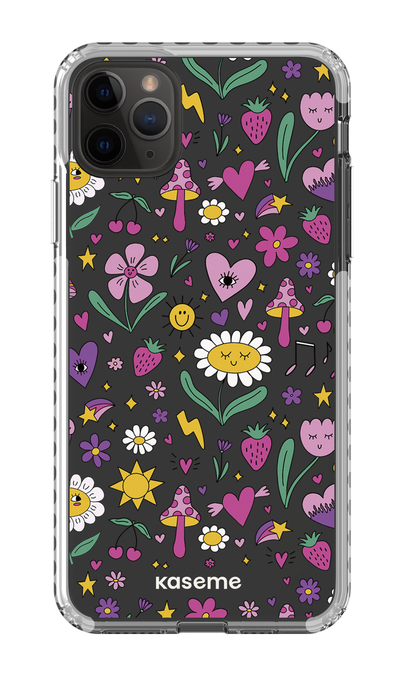 iPhone 11 Pro Max Clear Case - White Hypnotize Clear Case -