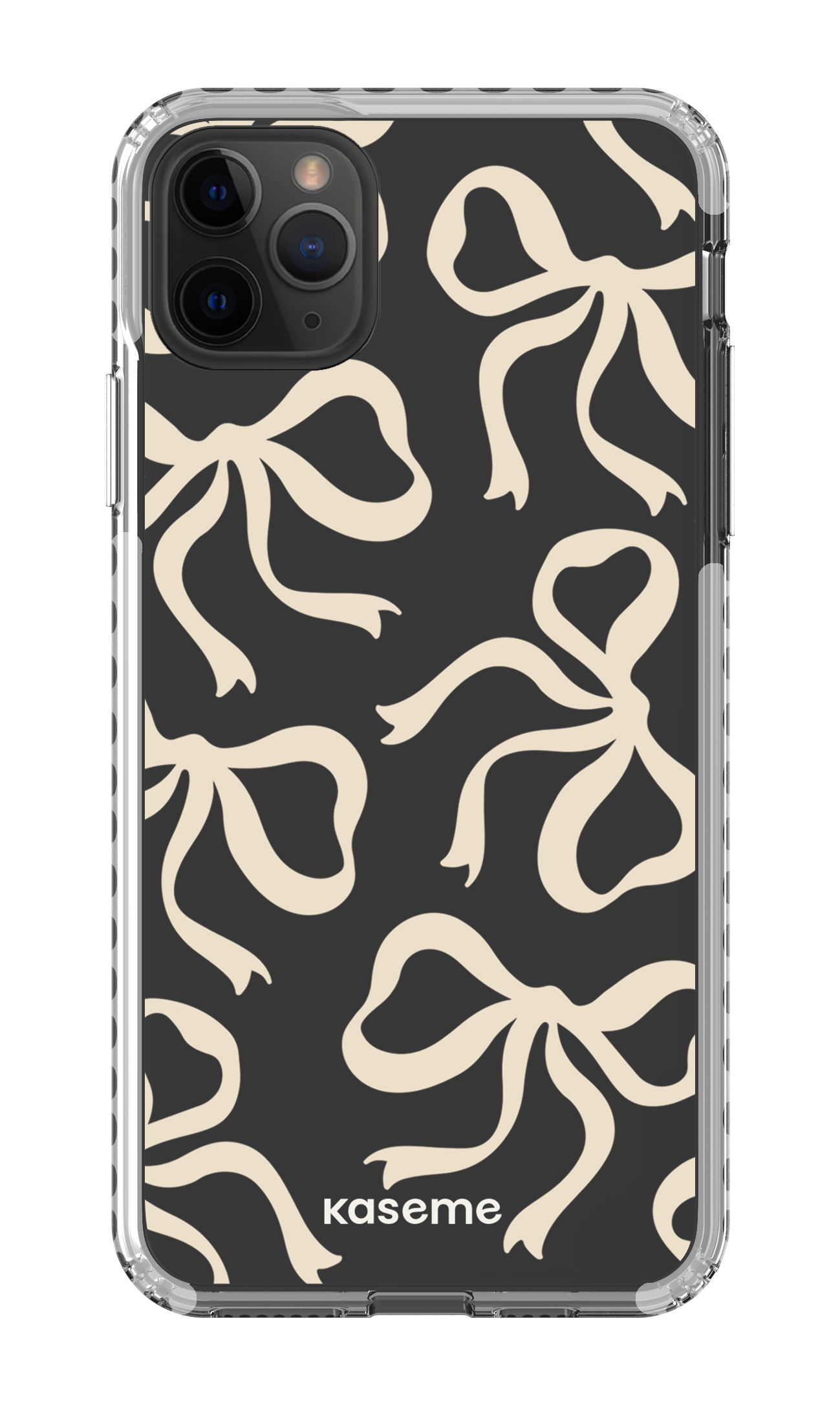 iPhone 11 Pro Max Clear Case - White Lace Clear Case -