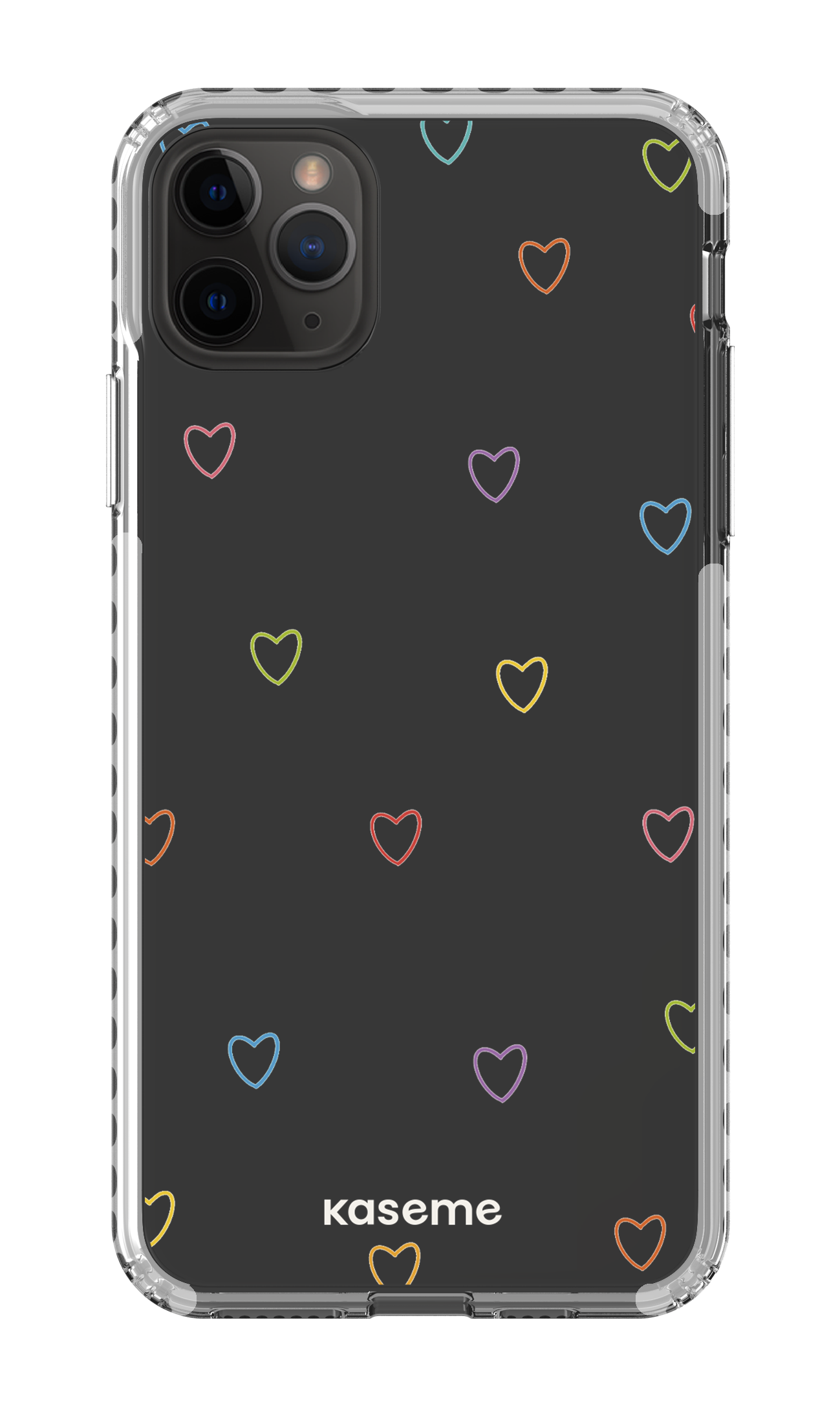 iPhone 11 Pro Max Clear Case - White Love Wins Clear Case -