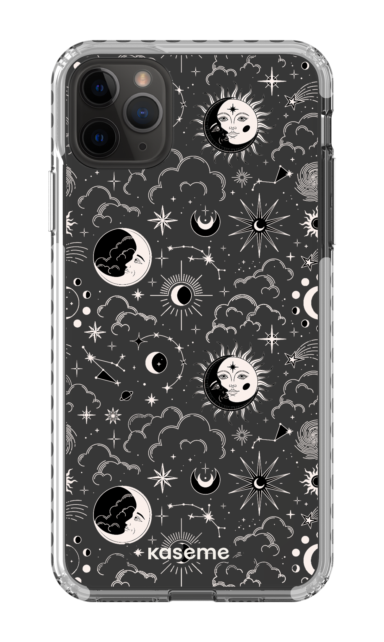 iPhone 11 Pro Max Clear Case - White Milky Way White Clear Case -