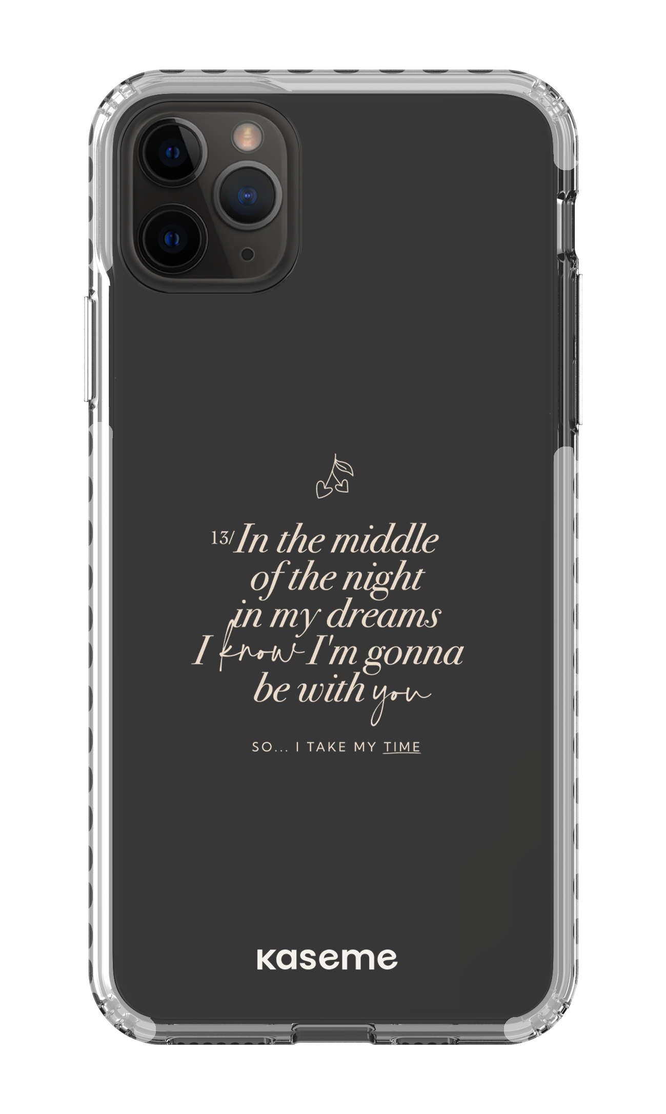 iPhone 11 Pro Max Clear Case - White Ready For It Clear Case -