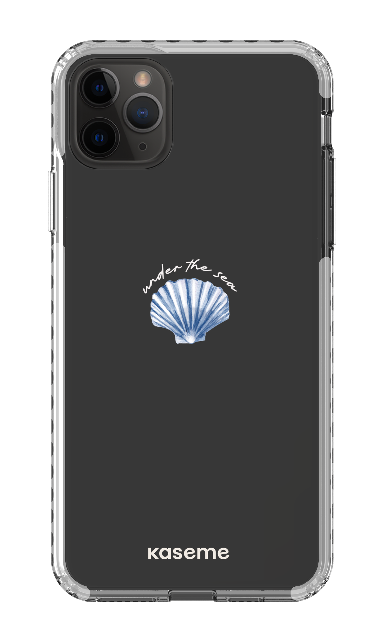 iPhone 11 Pro Max Clear Case - White Sealia Clear Case -