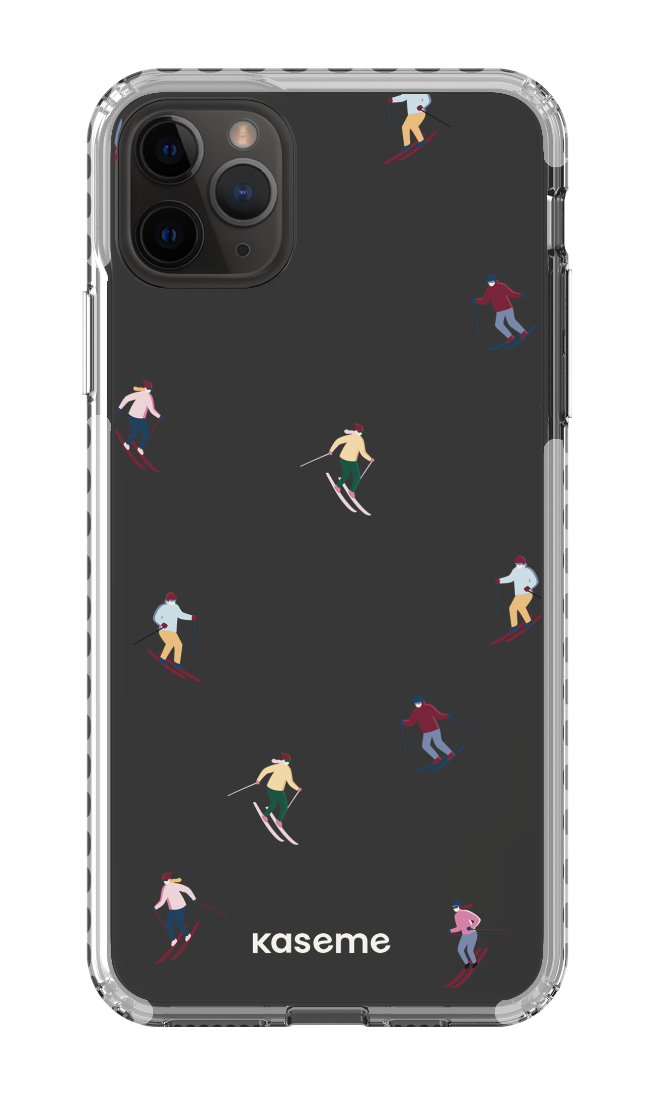 iPhone 11 Pro Max Clear Case - White Slope Clear Case -